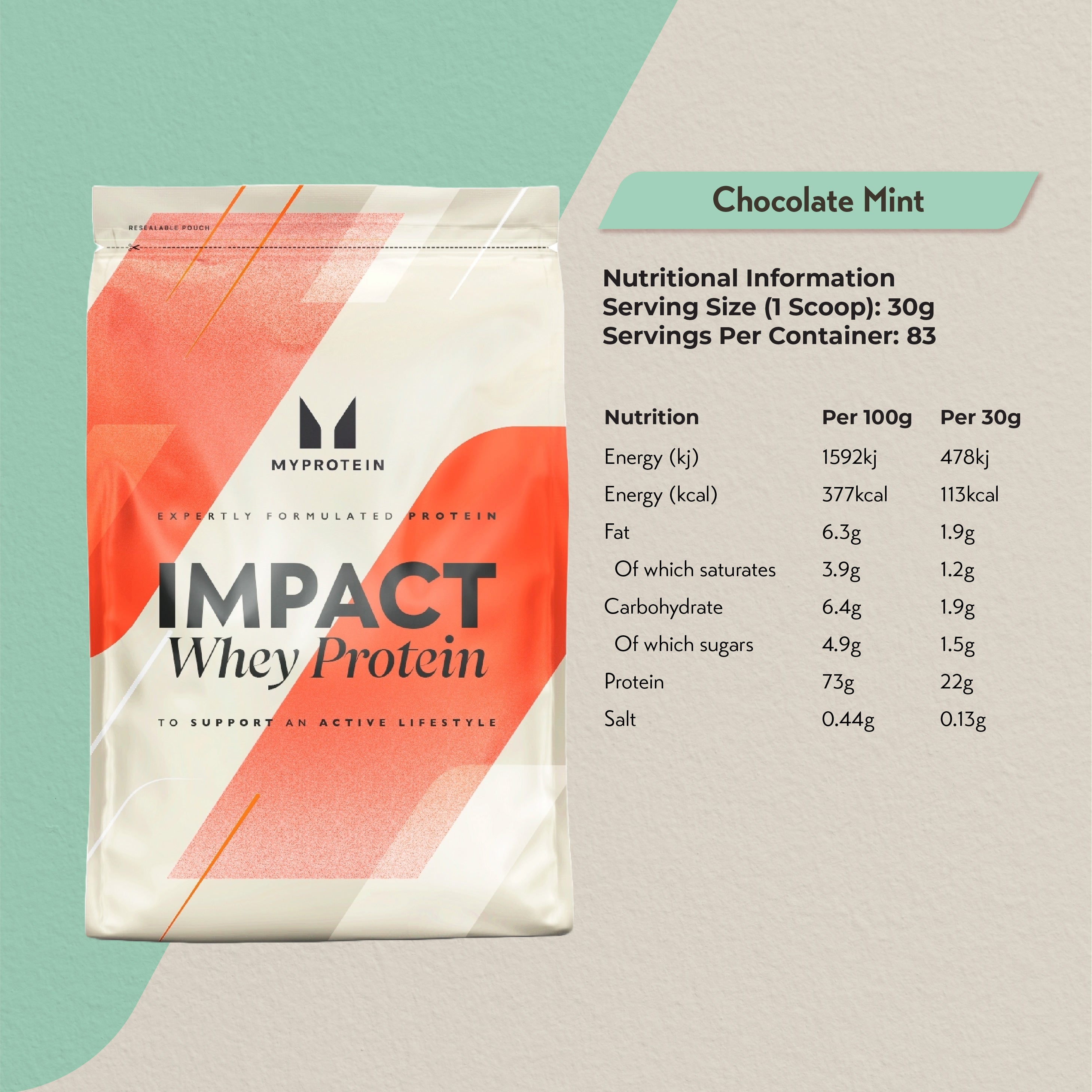 MyProtein Impact Whey Protein (2.5kg)