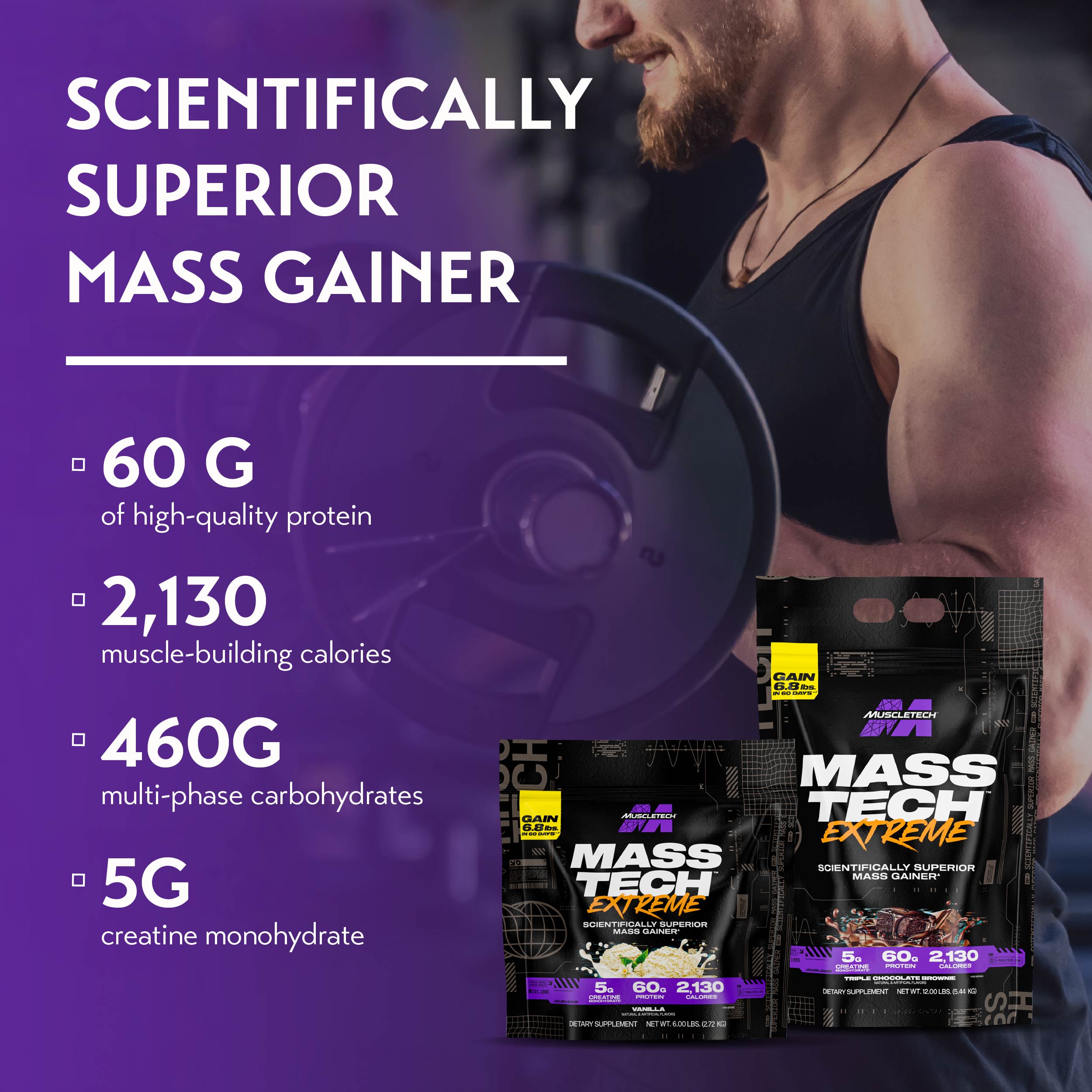 MuscleTech MassTech Extreme 2000 (6lbs / 12lbs)