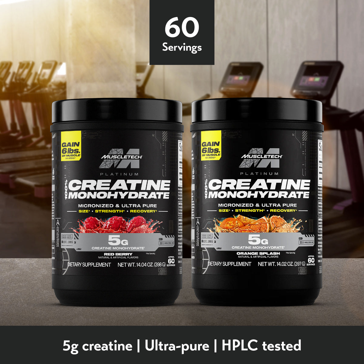 MuscleTech Platinum 100% Creatine Monohydrate (397g / 399g)