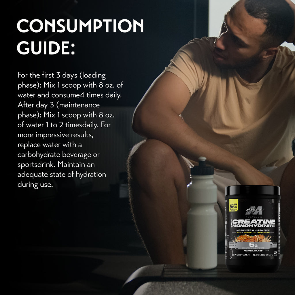 MuscleTech Platinum 100% Creatine Monohydrate (397g / 399g)