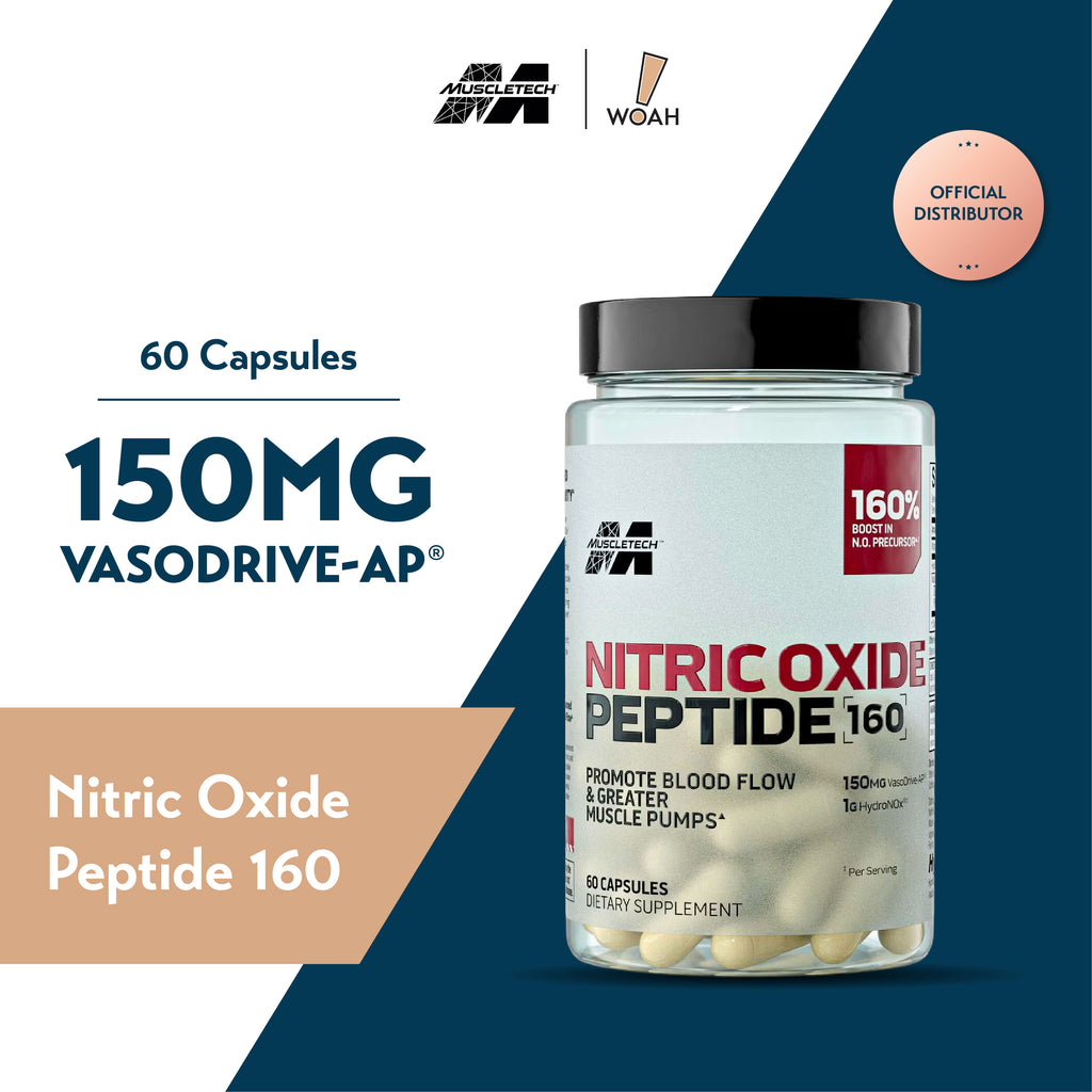 MuscleTech Nitric Oxide Peptide 160 - 60 Capsules (30 Servings)