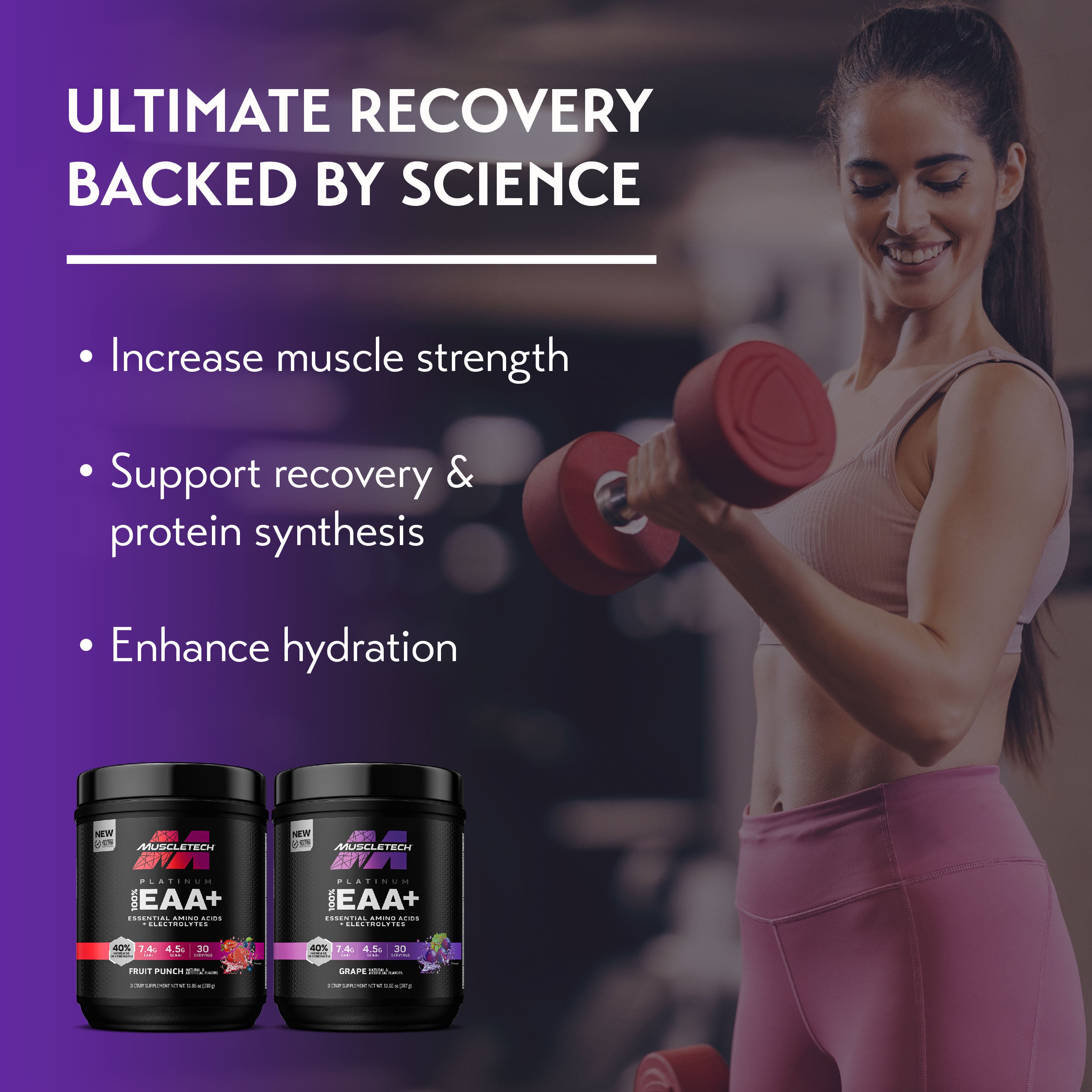MuscleTech Platinum 100% EAA+ (30 Servings)