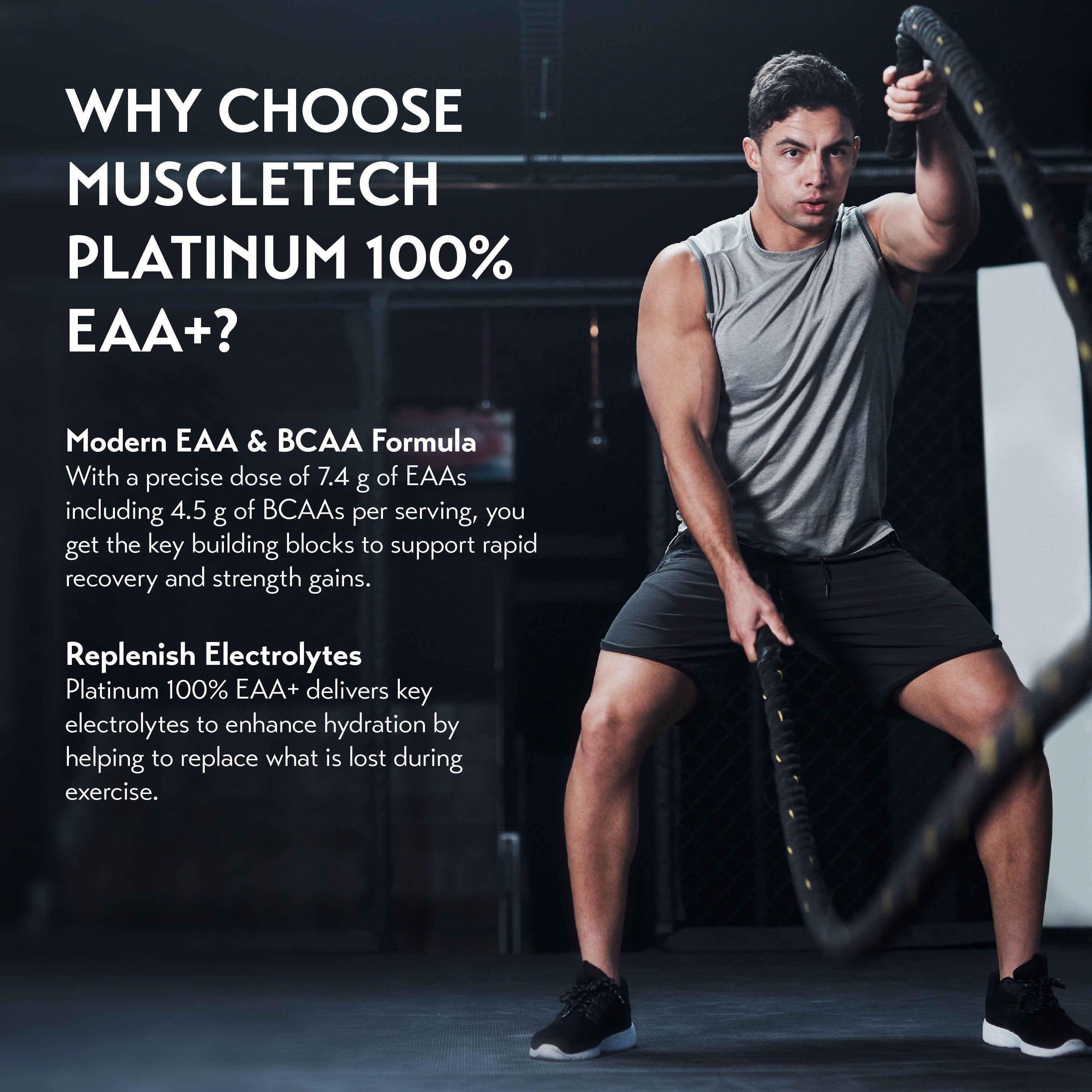 MuscleTech Platinum 100% EAA+ (30 Servings)