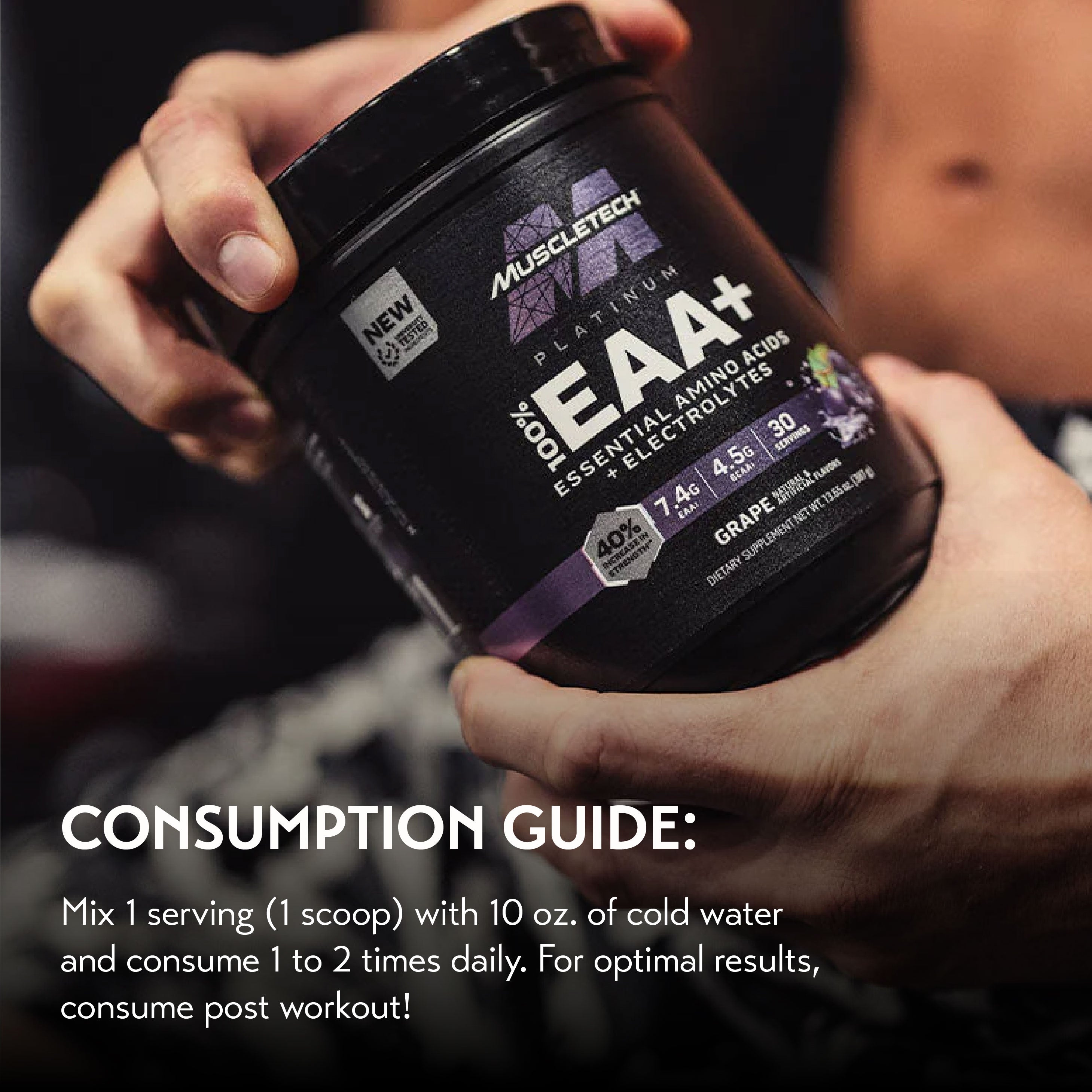 MuscleTech Platinum 100% EAA+ (30 Servings)