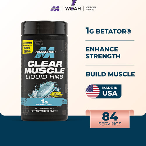 MuscleTech Clear Muscle Liquid HMB Softgels 42s/84s