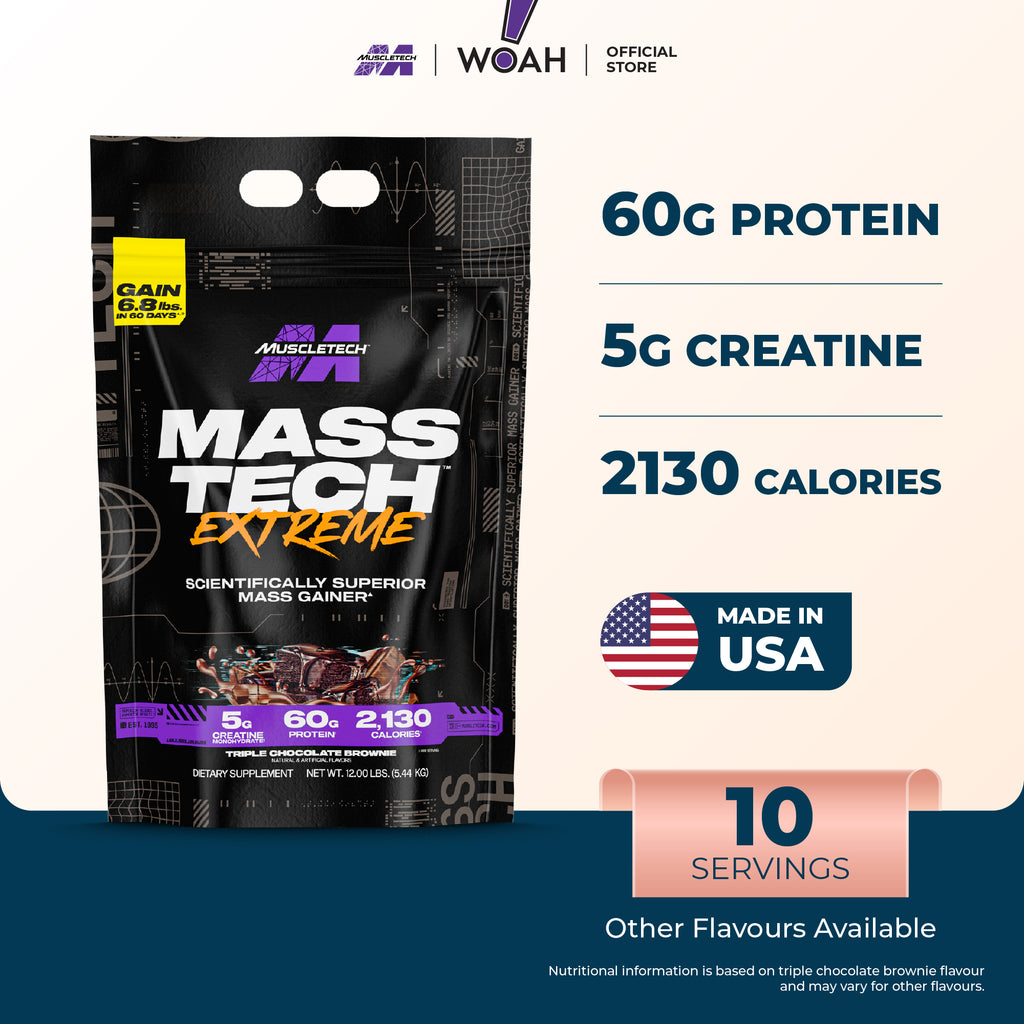 MuscleTech MassTech Extreme 2000 Protein Creatine6lbs/12lbs