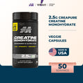 MuscleTech Platinum 100% Creatine (100 Veggie Capsules)