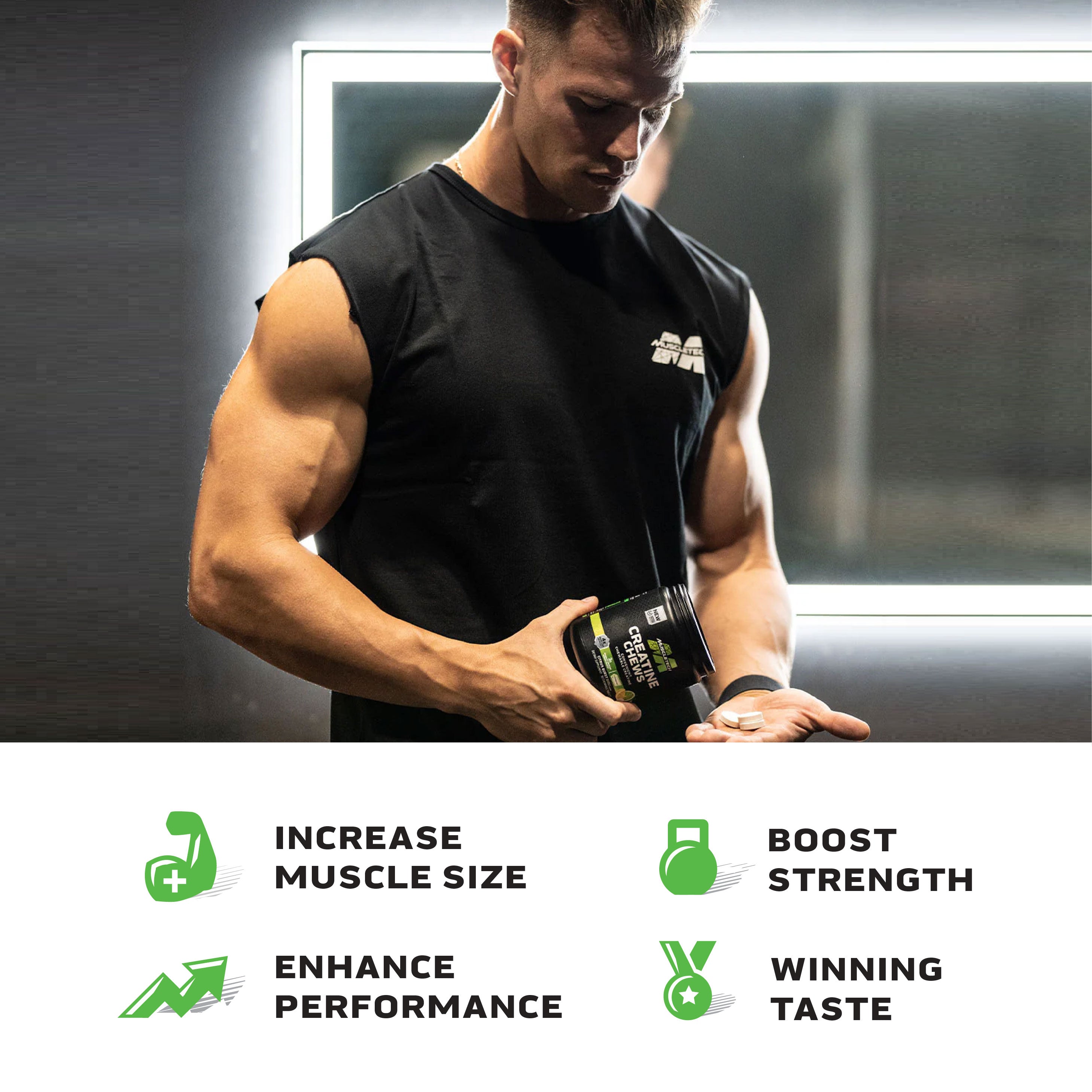 MuscleTech Creatine Chews (90 Tabs)