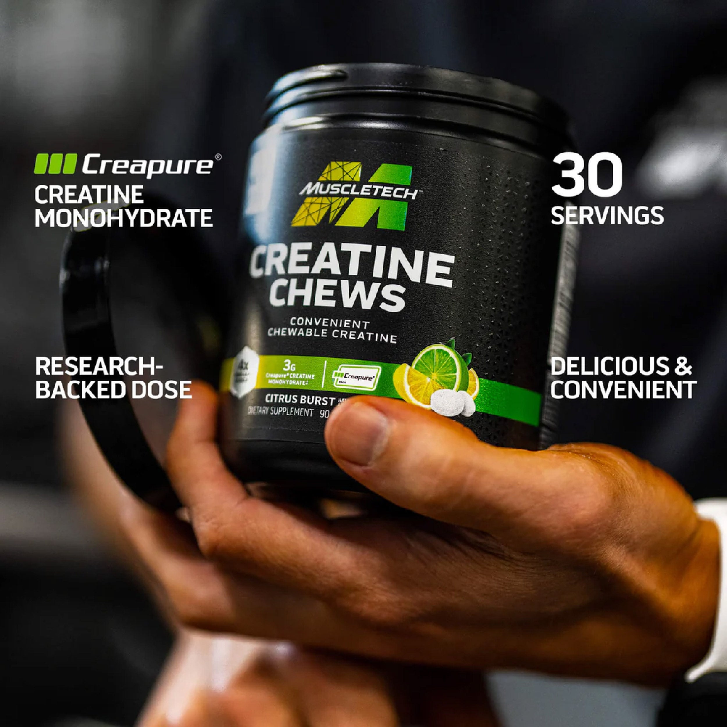 MuscleTech Creatine Chews (90 Tabs)