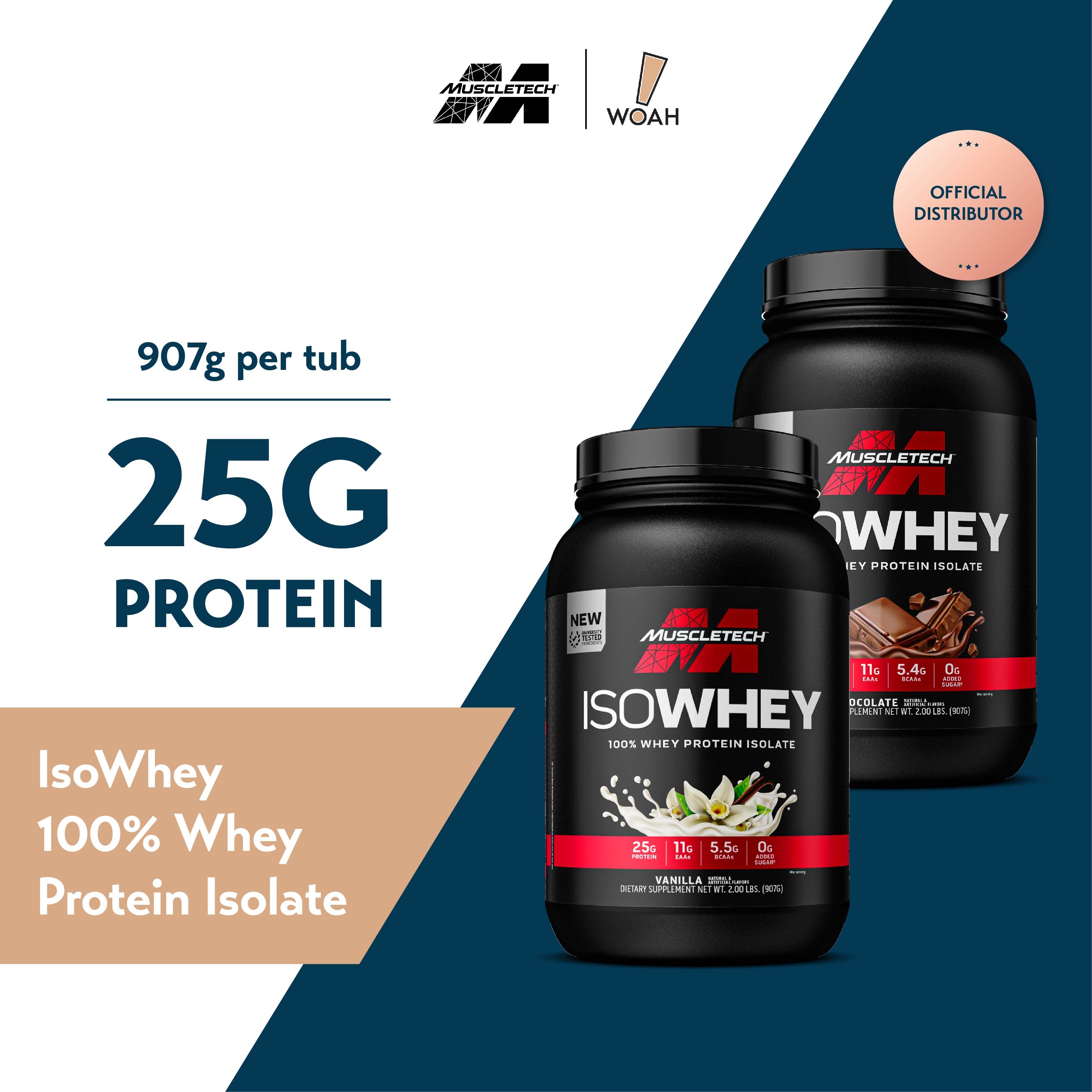 MuscleTech IsoWhey (2lbs)