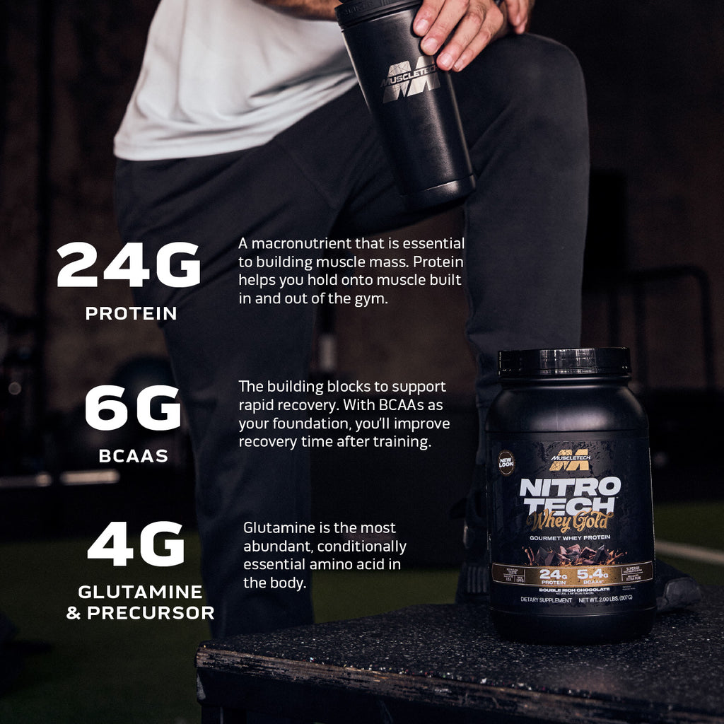 MuscleTech NitroTech 100% Whey Gold (2lbs)