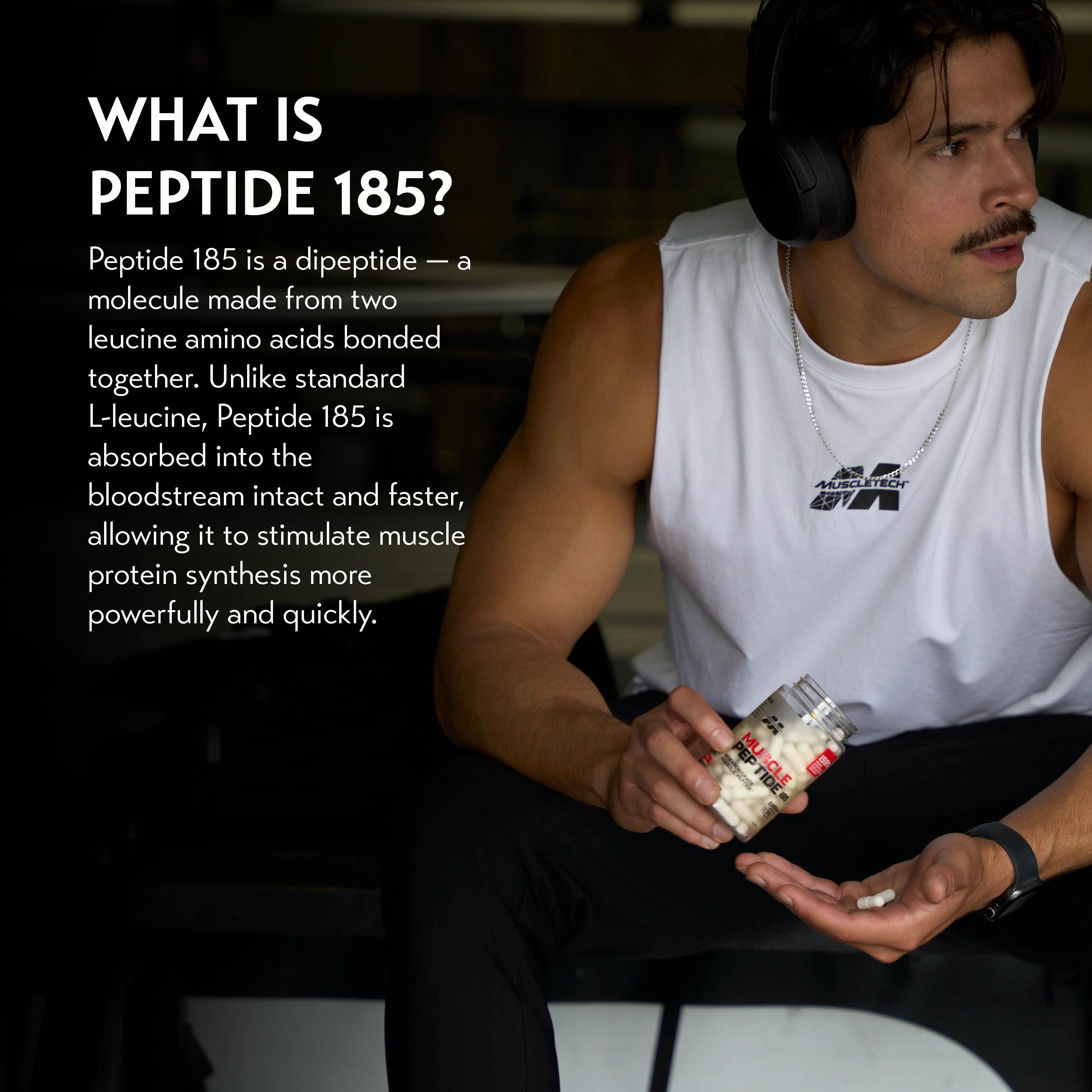 MuscleTech Peptide 185 (84 Capsules)