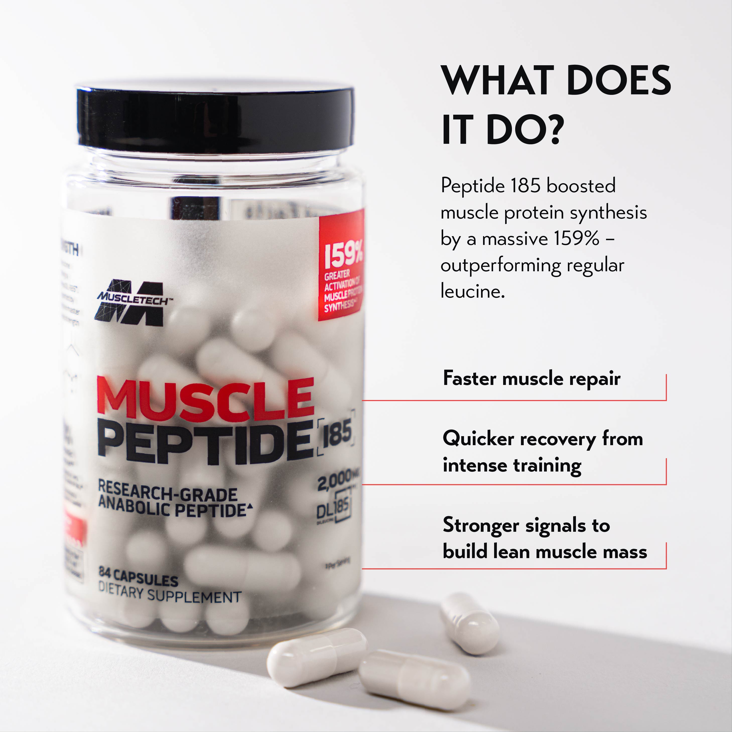 MuscleTech Peptide 185 (84 Capsules)