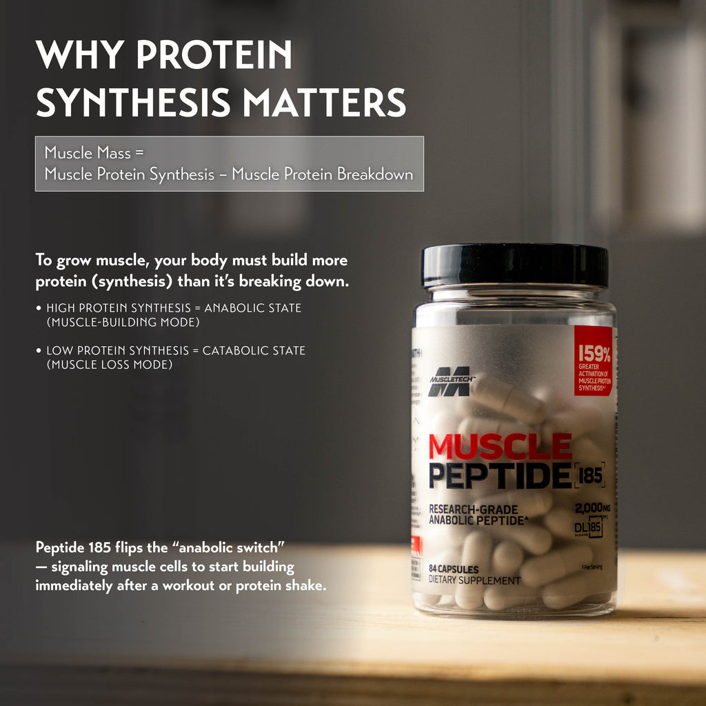 MuscleTech Peptide 185 (84 Capsules)