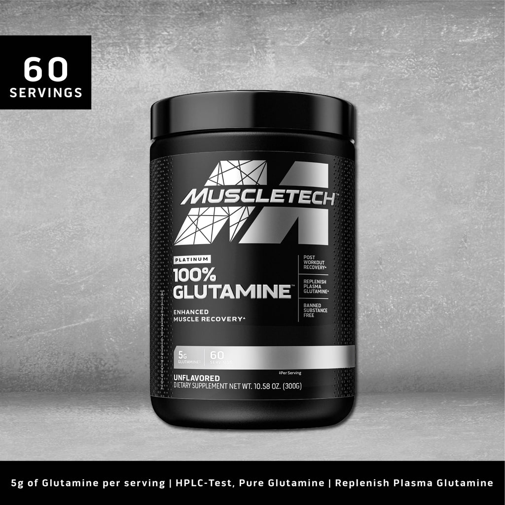 MuscleTech Platinum 100% Glutamine (60 Servings)
