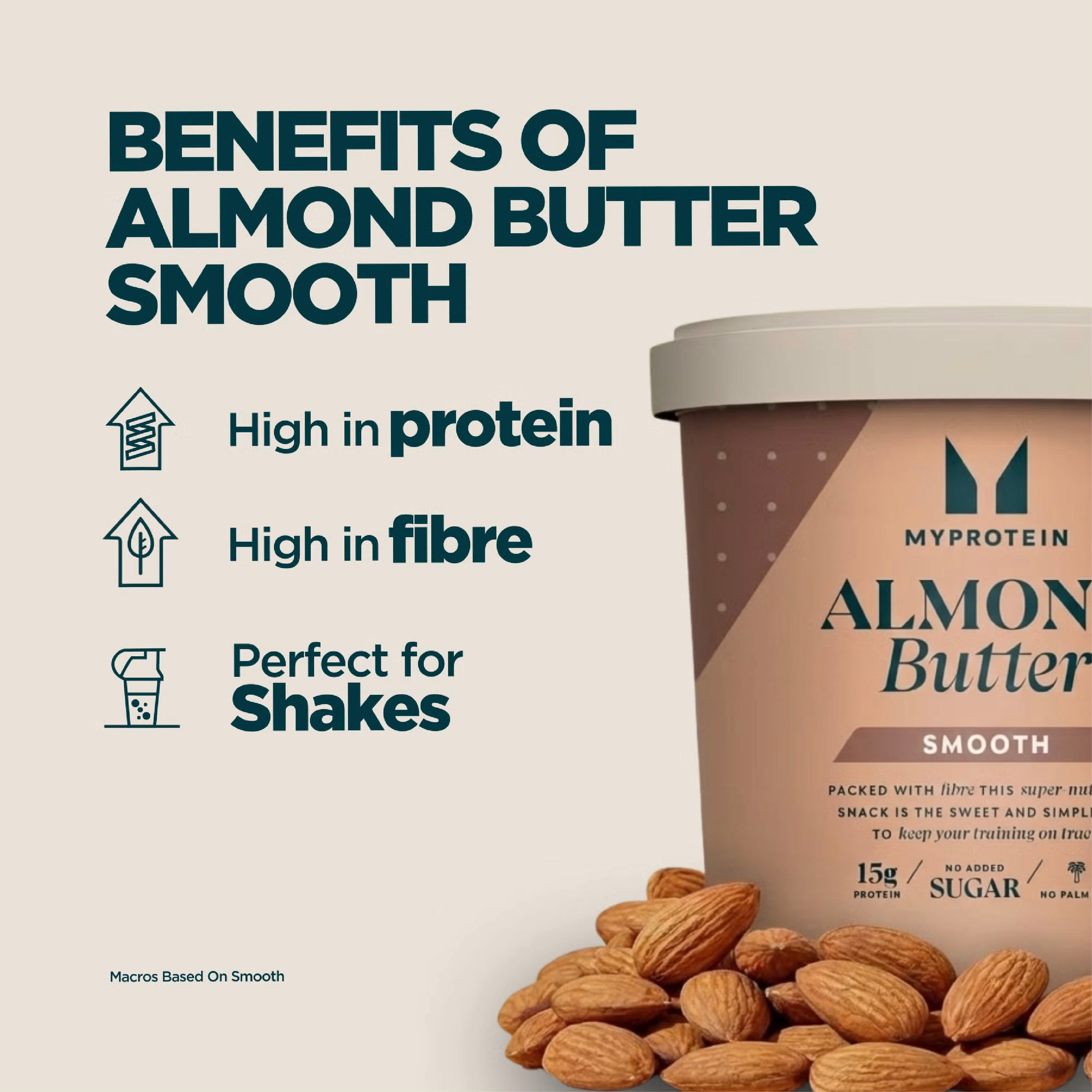 MyProtein All-Natural Butter 1KG (Almond/Peanut)
