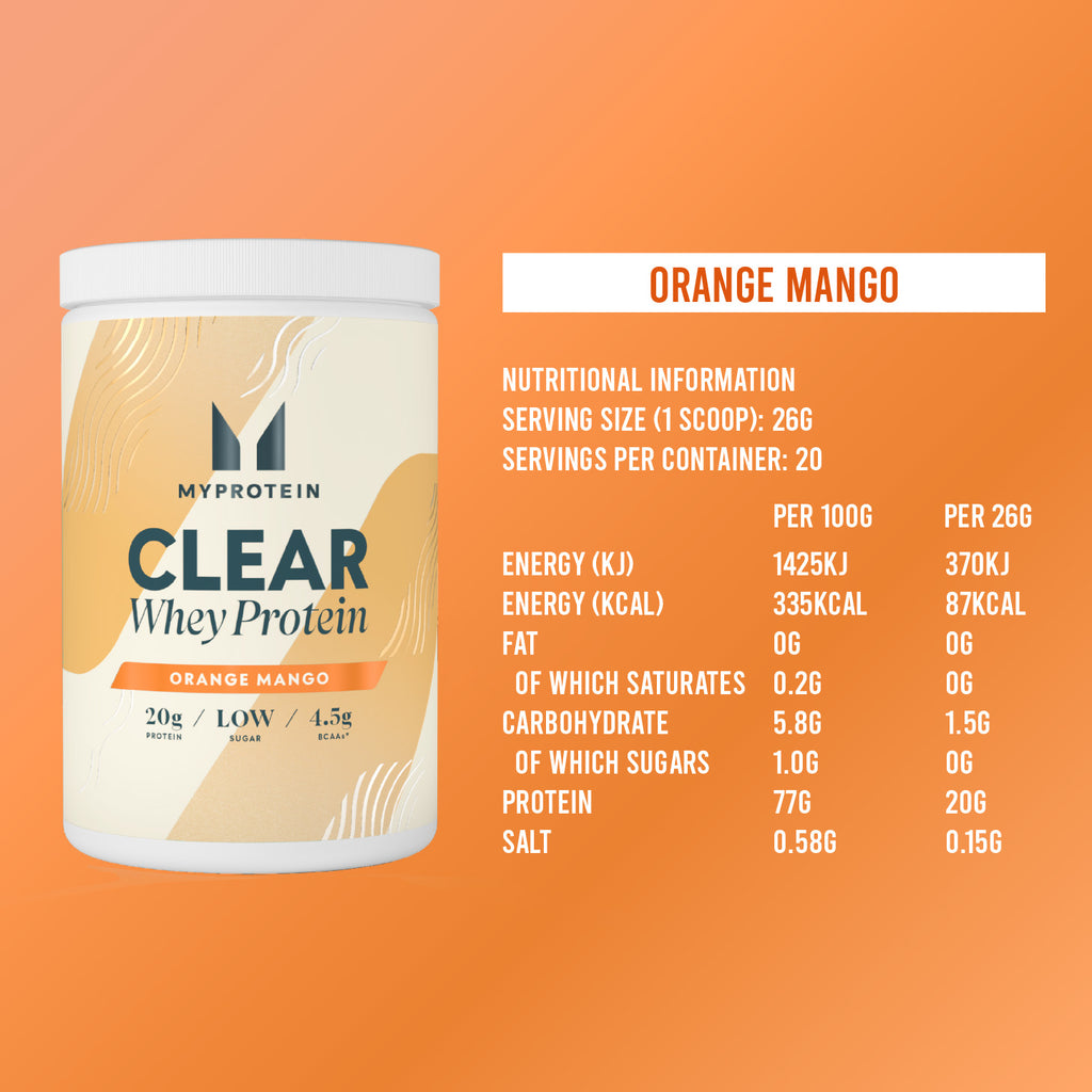 MyProtein Clear Whey Isolate (20 Servings)