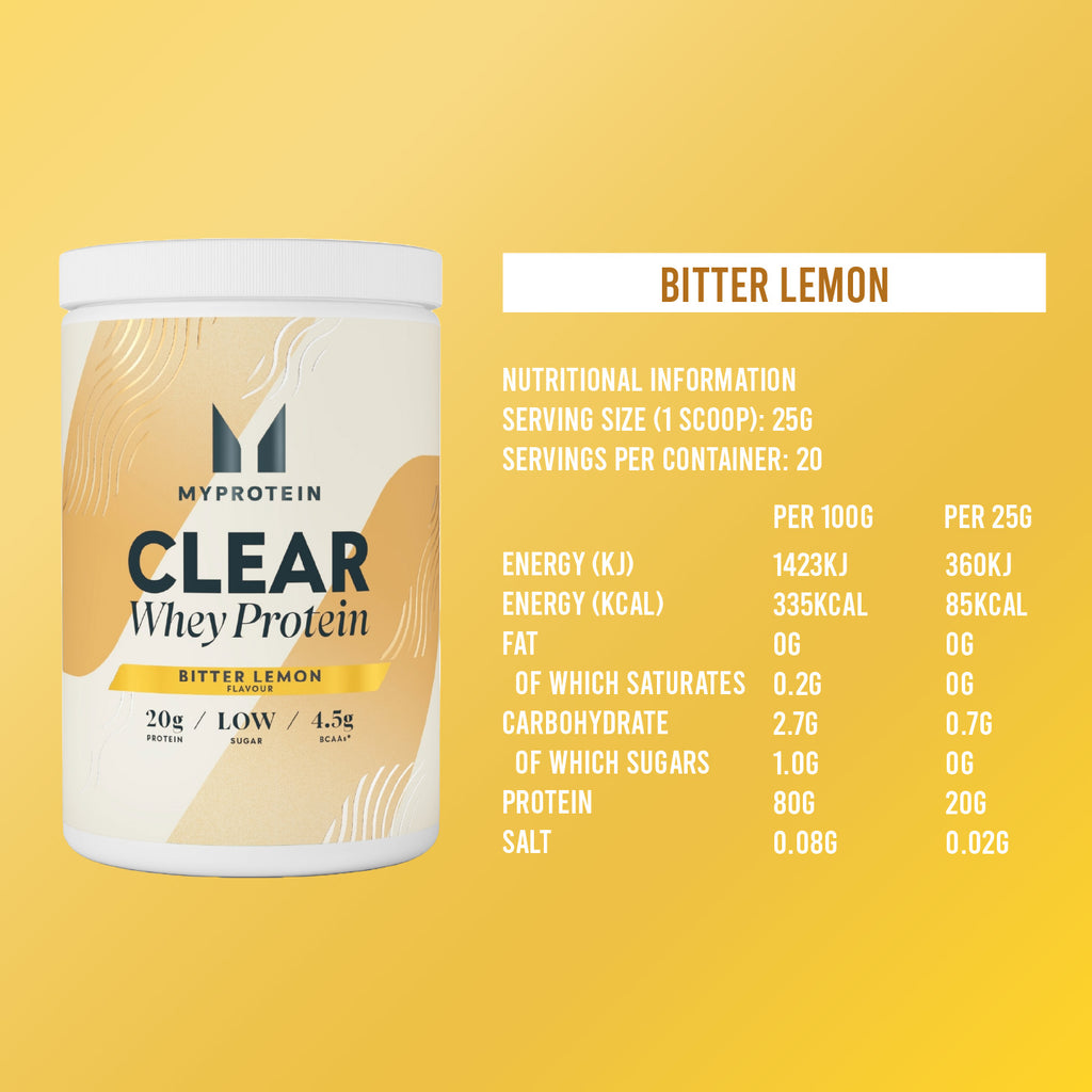 MyProtein Clear Whey Isolate (20 Servings)
