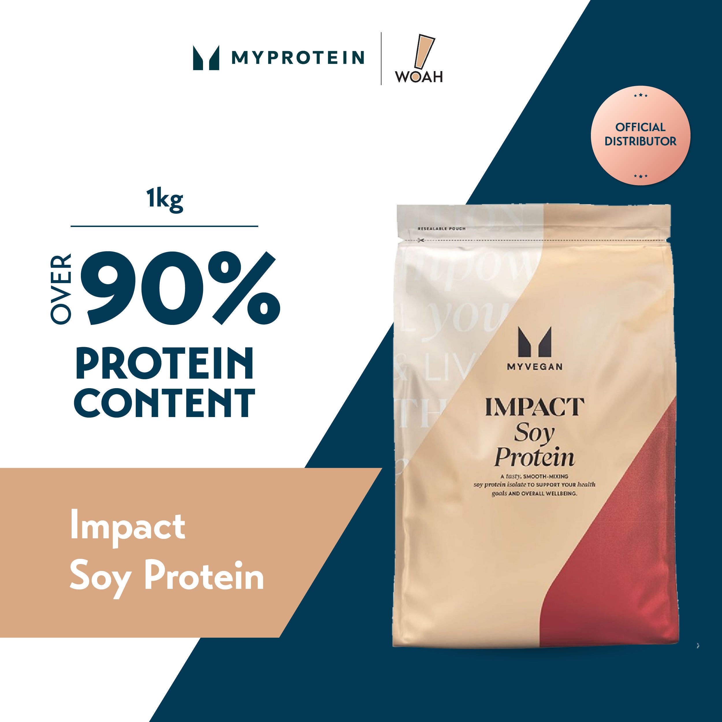 MyProtein MyVegan Impact Soy Protein 1kg