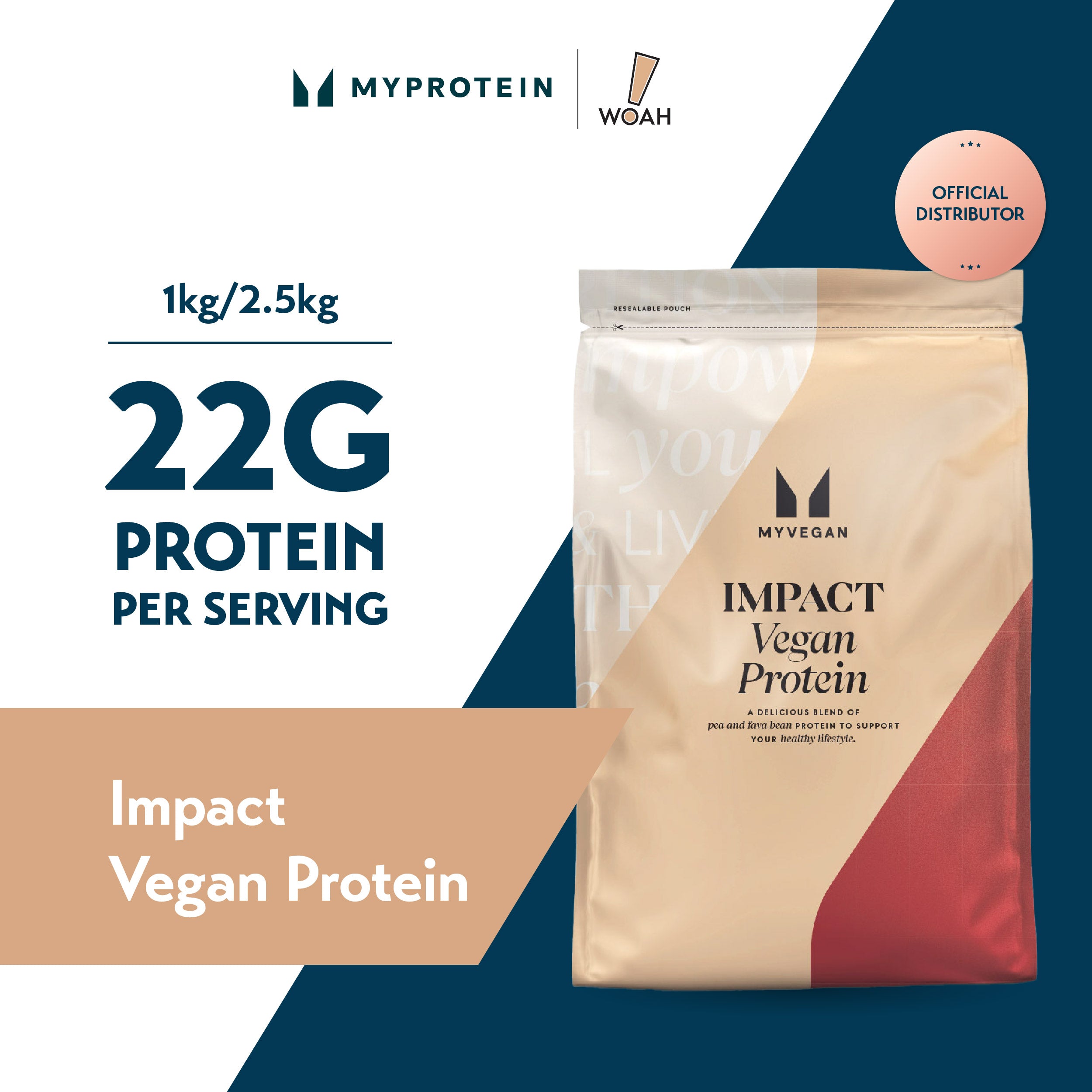 MyProtein MyVegan Impact Vegan Protein (1kg / 2.5kg)