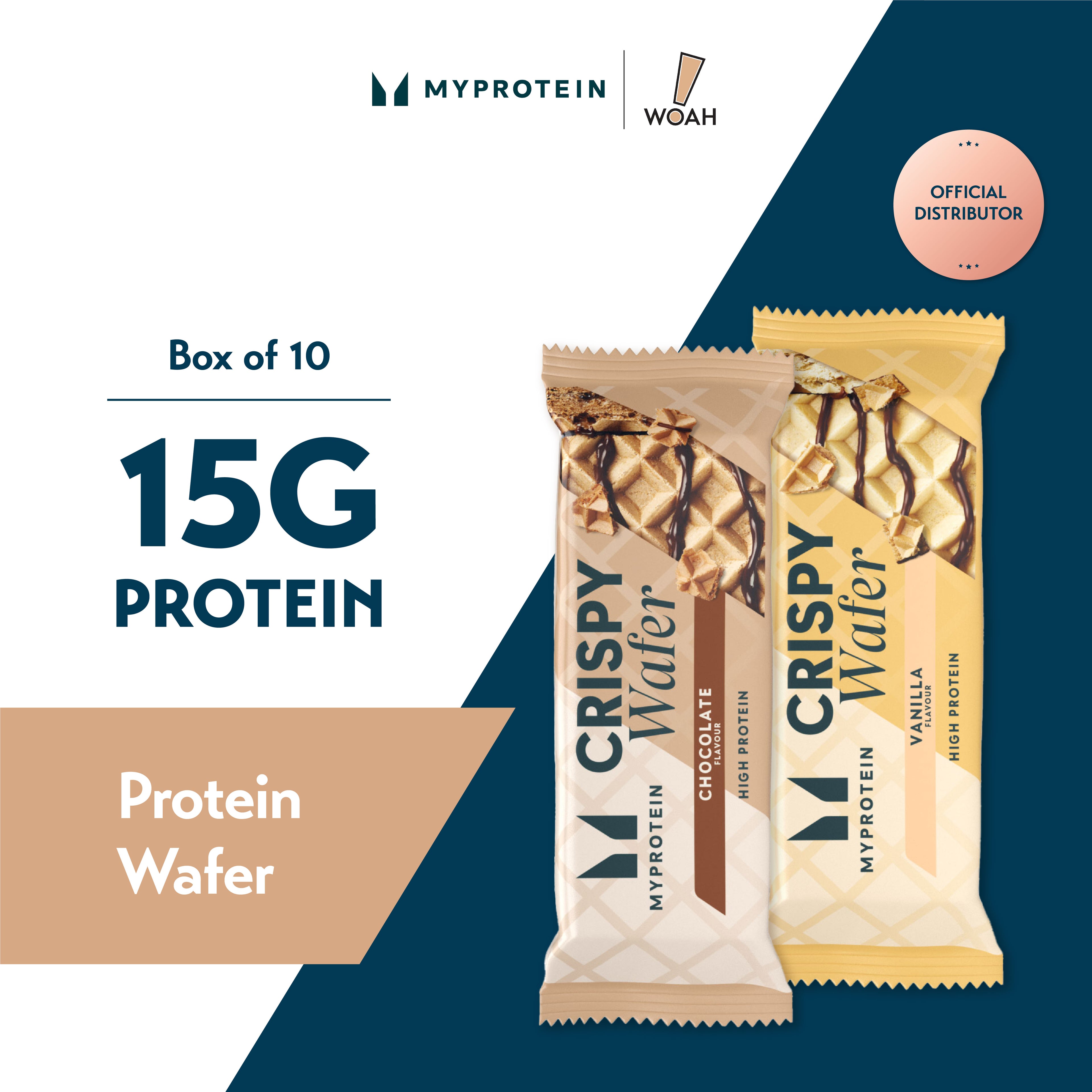 MYProtein Crispy Protein Wafer (Box of 10)