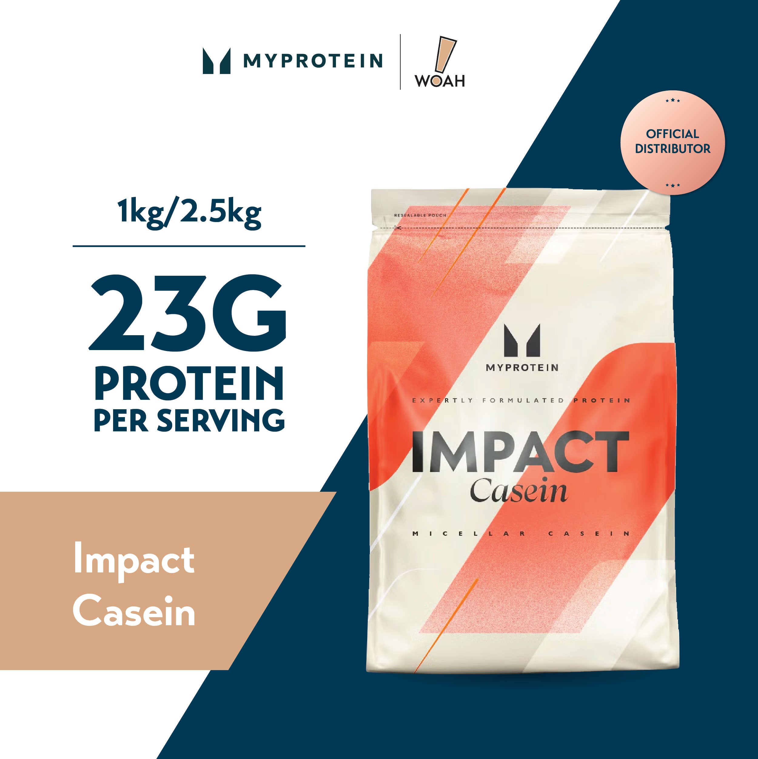 MyProtein Slow Release Casein (1kg)