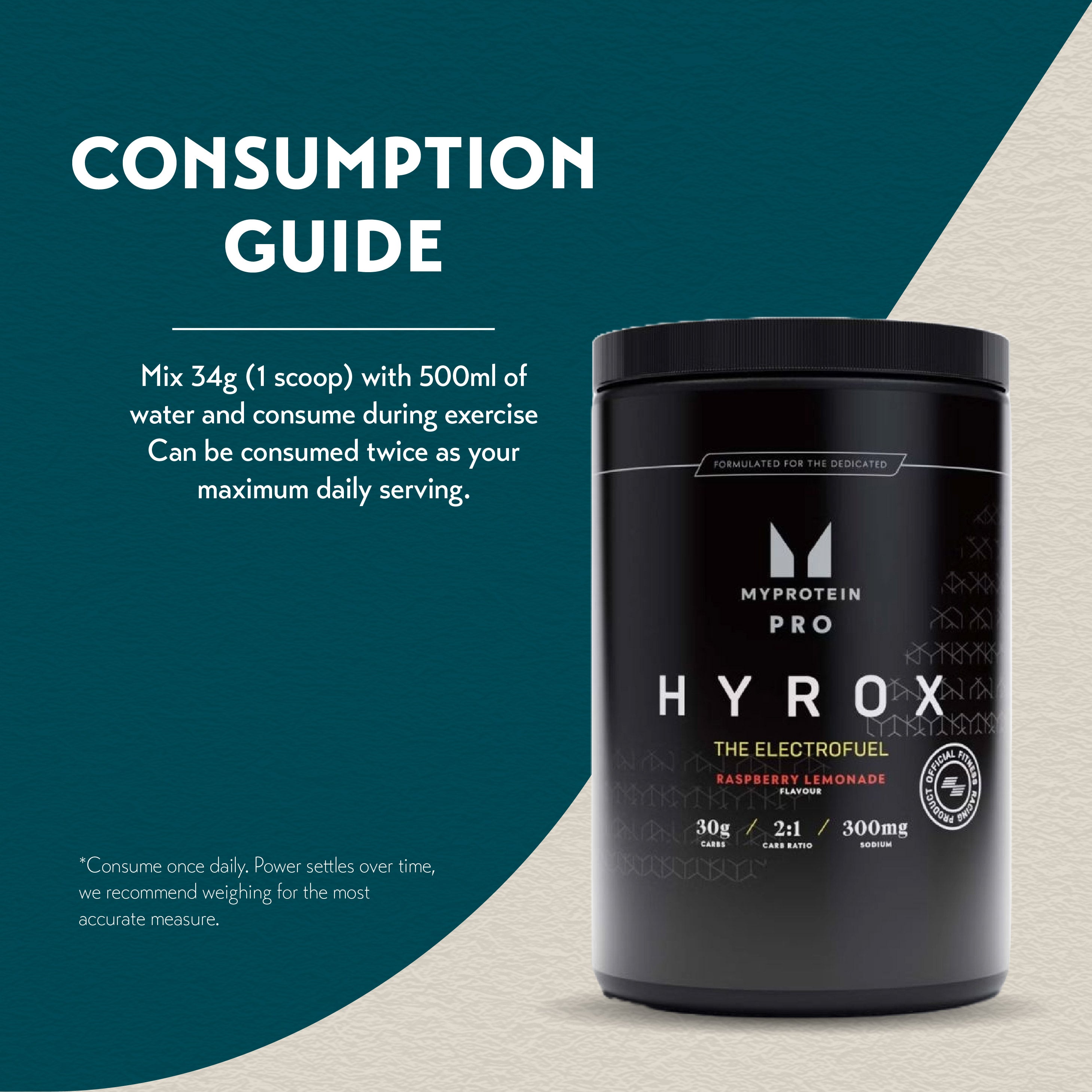 MYProtein THE Electrofuel - HYROX (1.02kg - 30 Servings)