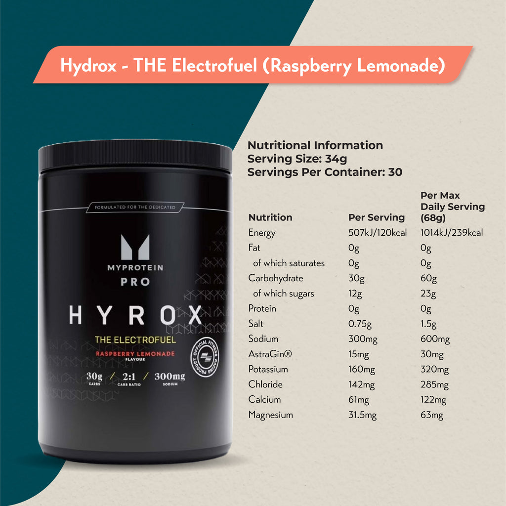 MYProtein THE Electrofuel - HYROX (1.02kg - 30 Servings)