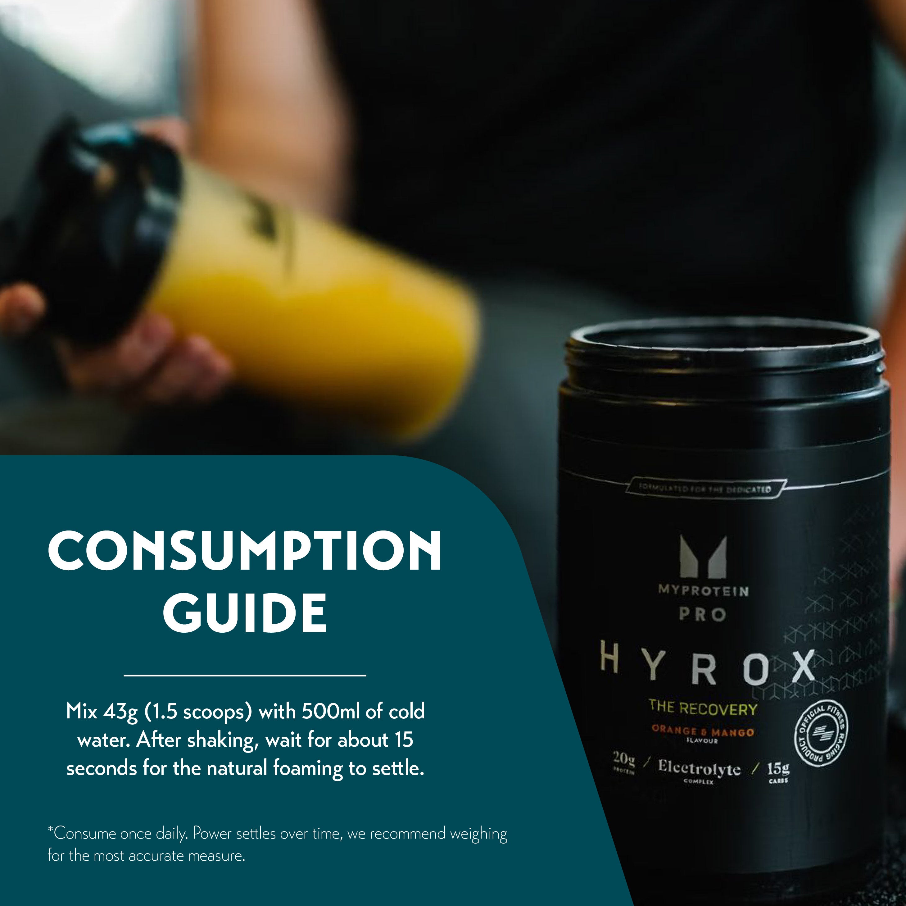 MyProtein THE Recovery – HYROX (688g - 16 Servings)