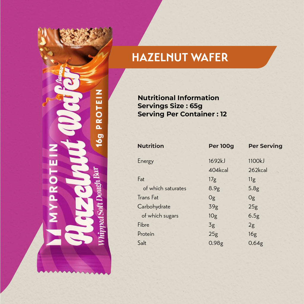 MyProtein Whipped Soft Dough Bar 65g (Box of 12)
