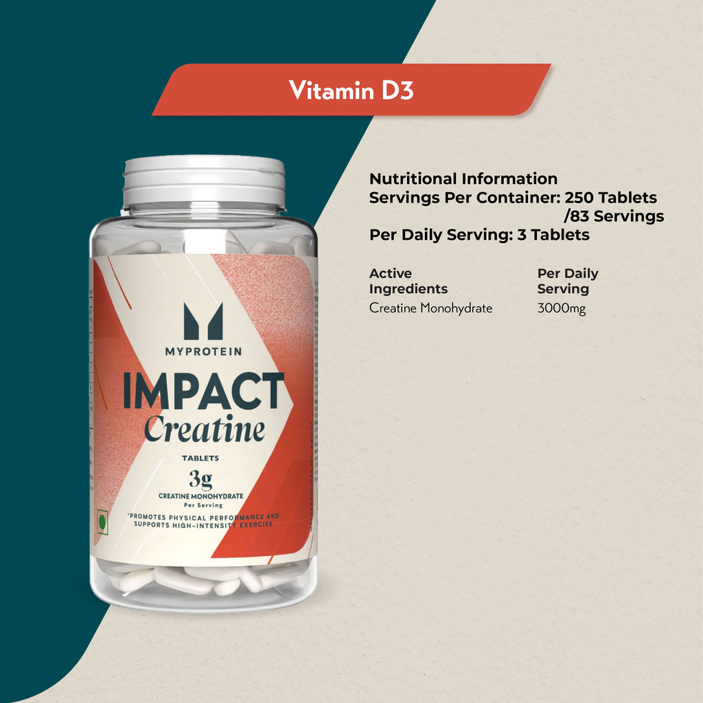 MyProtein MyVitamins Creatine Monohydrate Tablets (250 Tablets)
