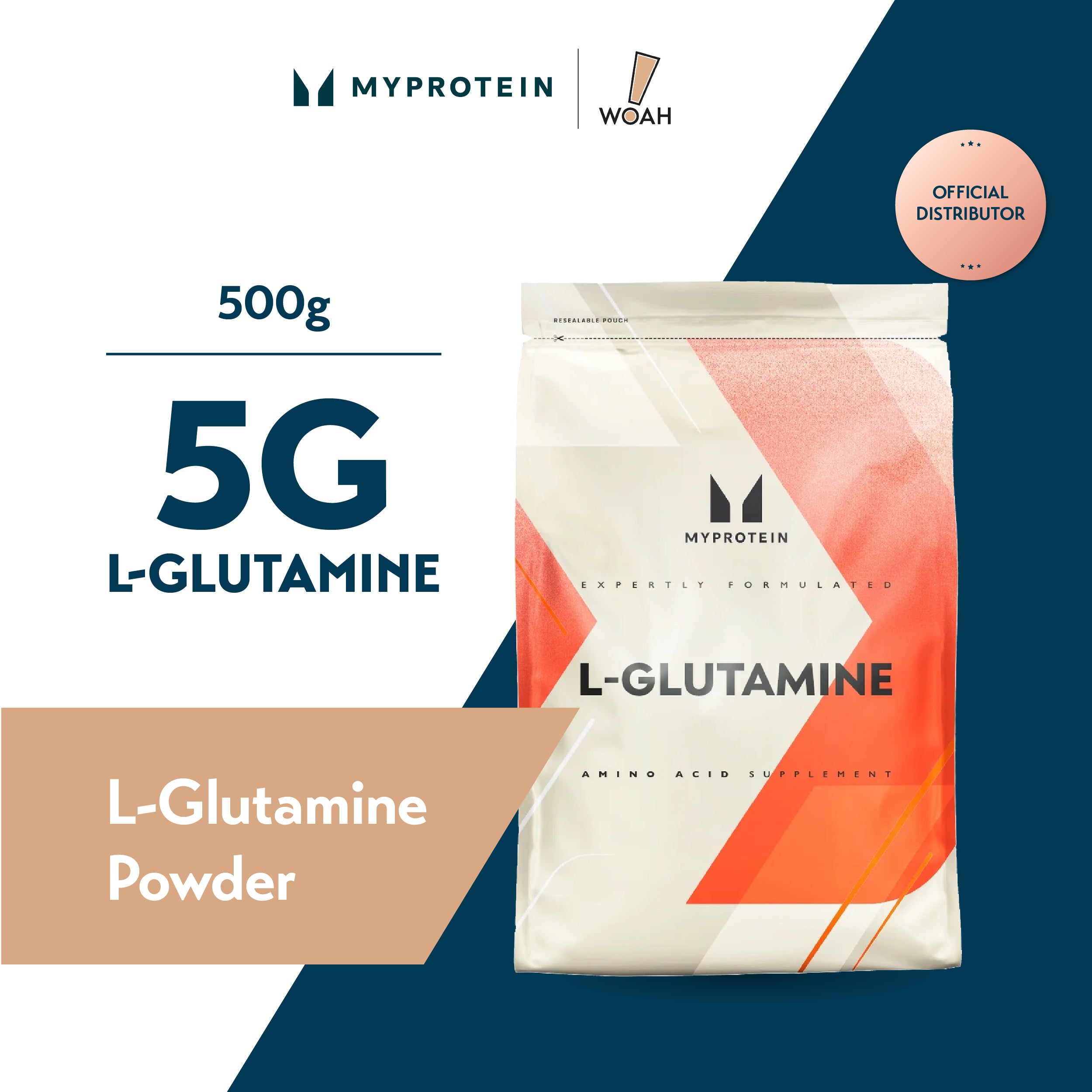 MyProtein L-Glutamine Powder (500g)