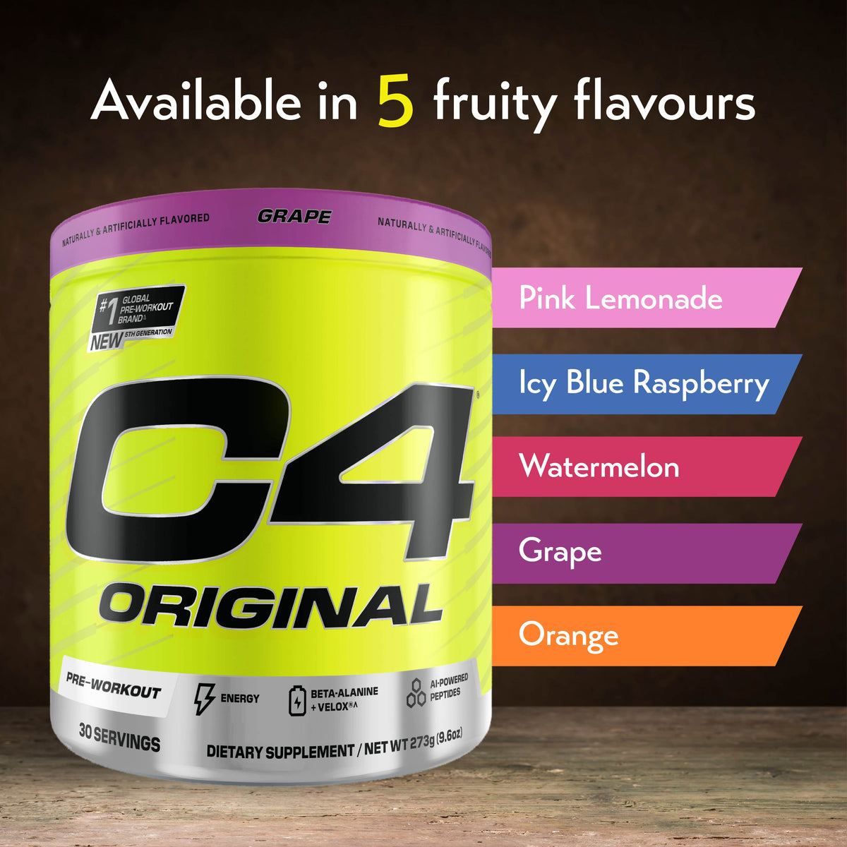 Cellucor C4 Original C4 Pre-Workout Powder 30 servings