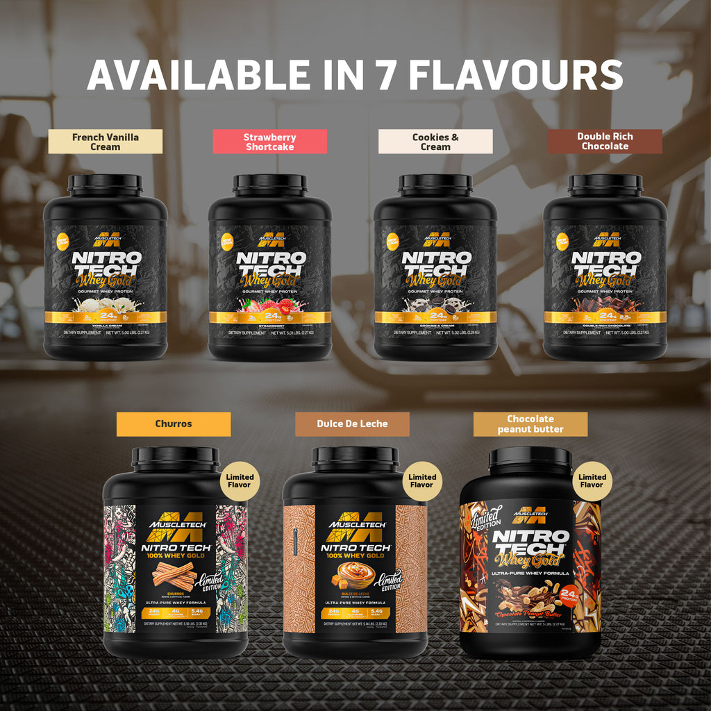 MuscleTech NitroTech 100% Whey Gold (5lbs)