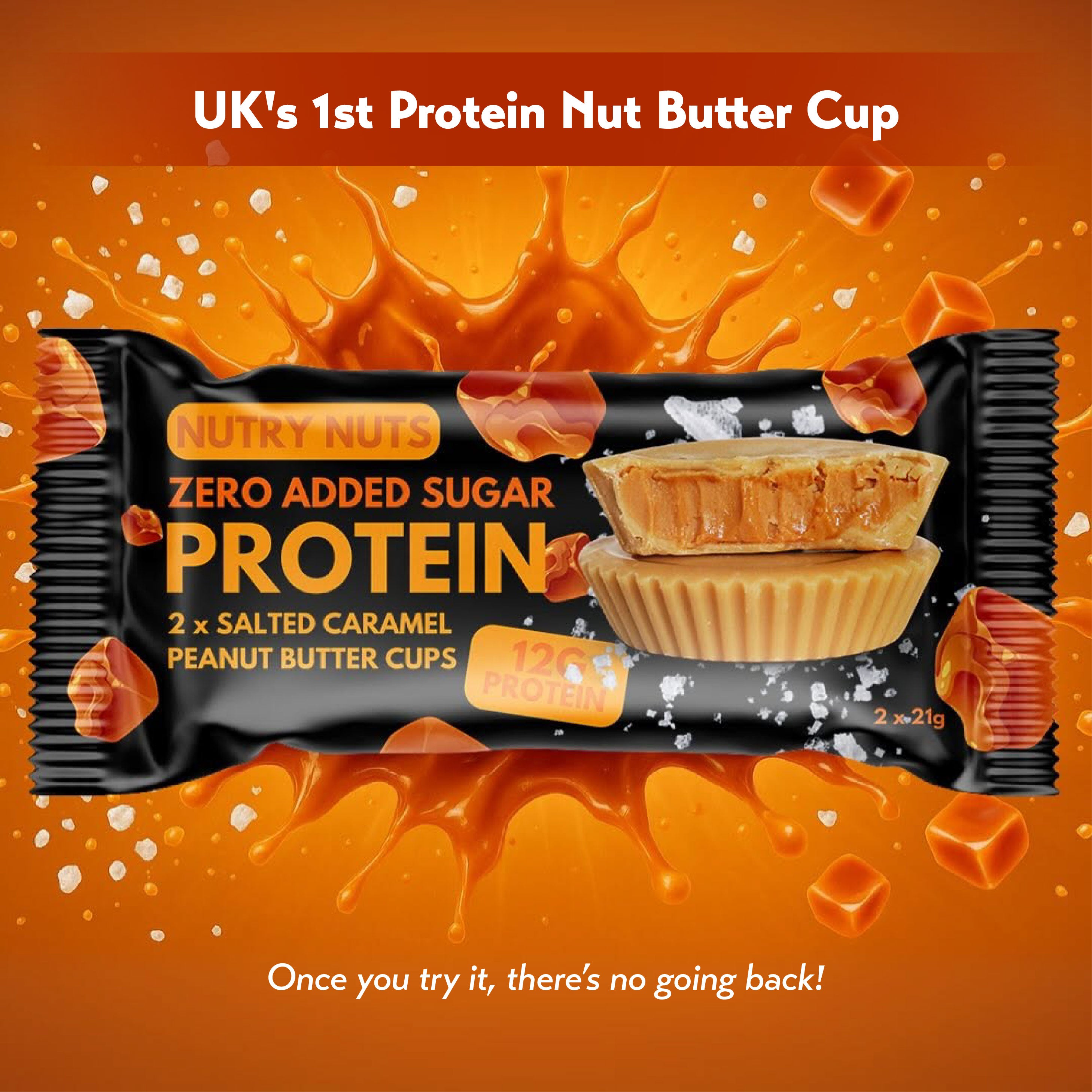 NUTRY NUTS Protein Peanut Butter Cups (Box of 12)