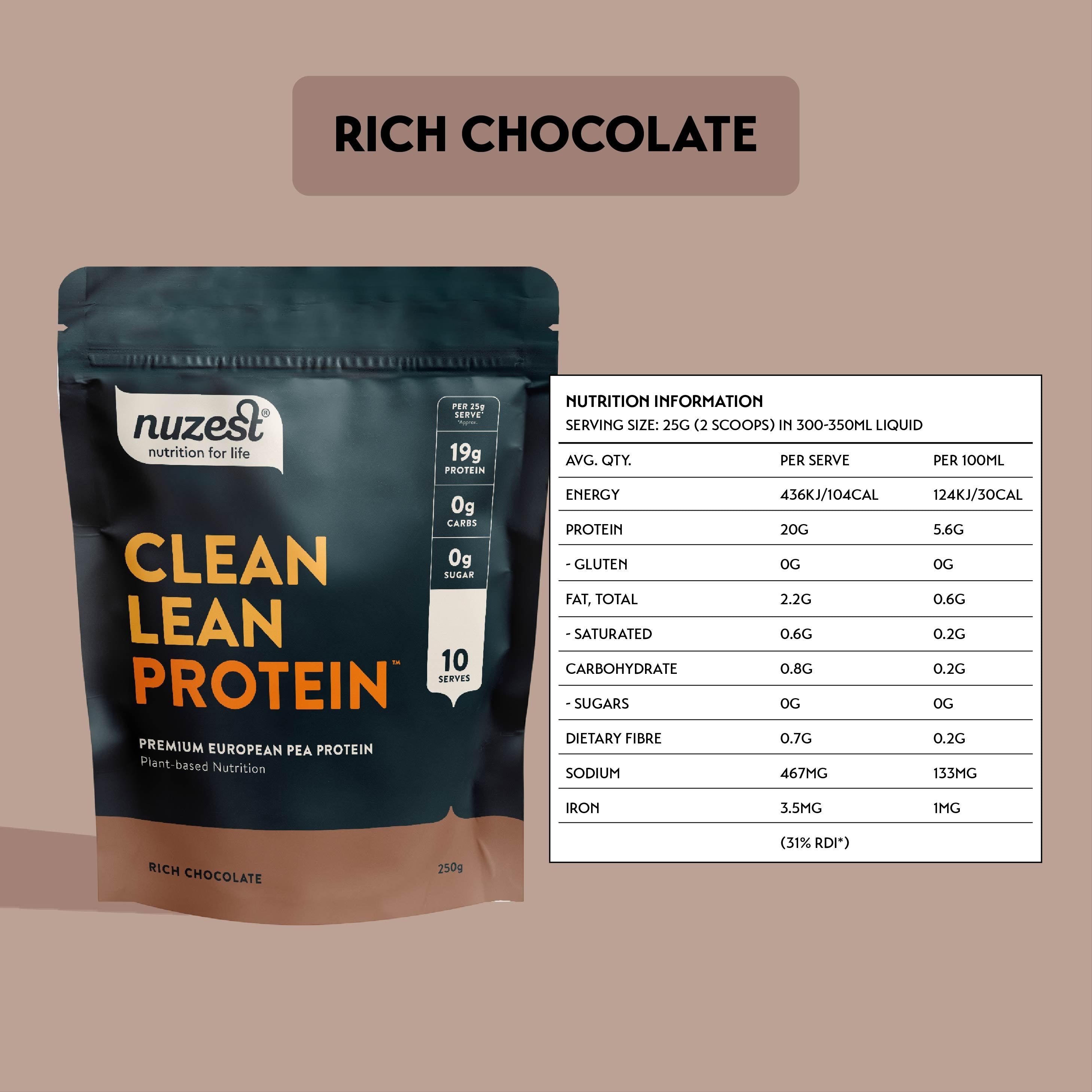 Nuzest Clean Lean Protein (250g)