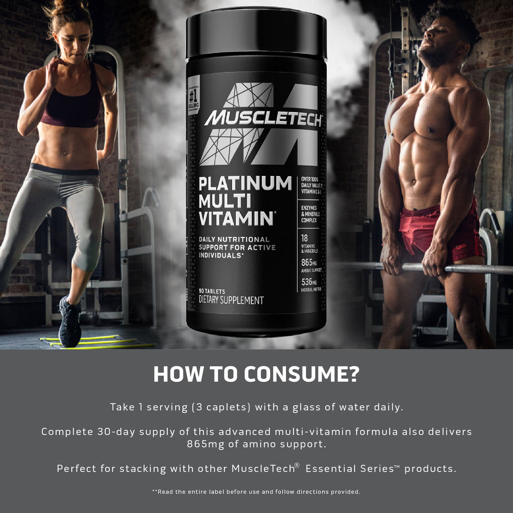 MuscleTech Platinum Multi Vitamin (90 Tabs)