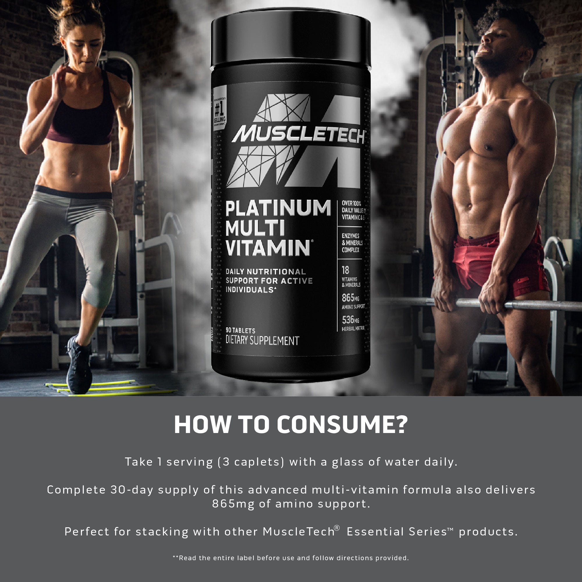 MuscleTech Platinum Multi Vitamin (90 Tabs)