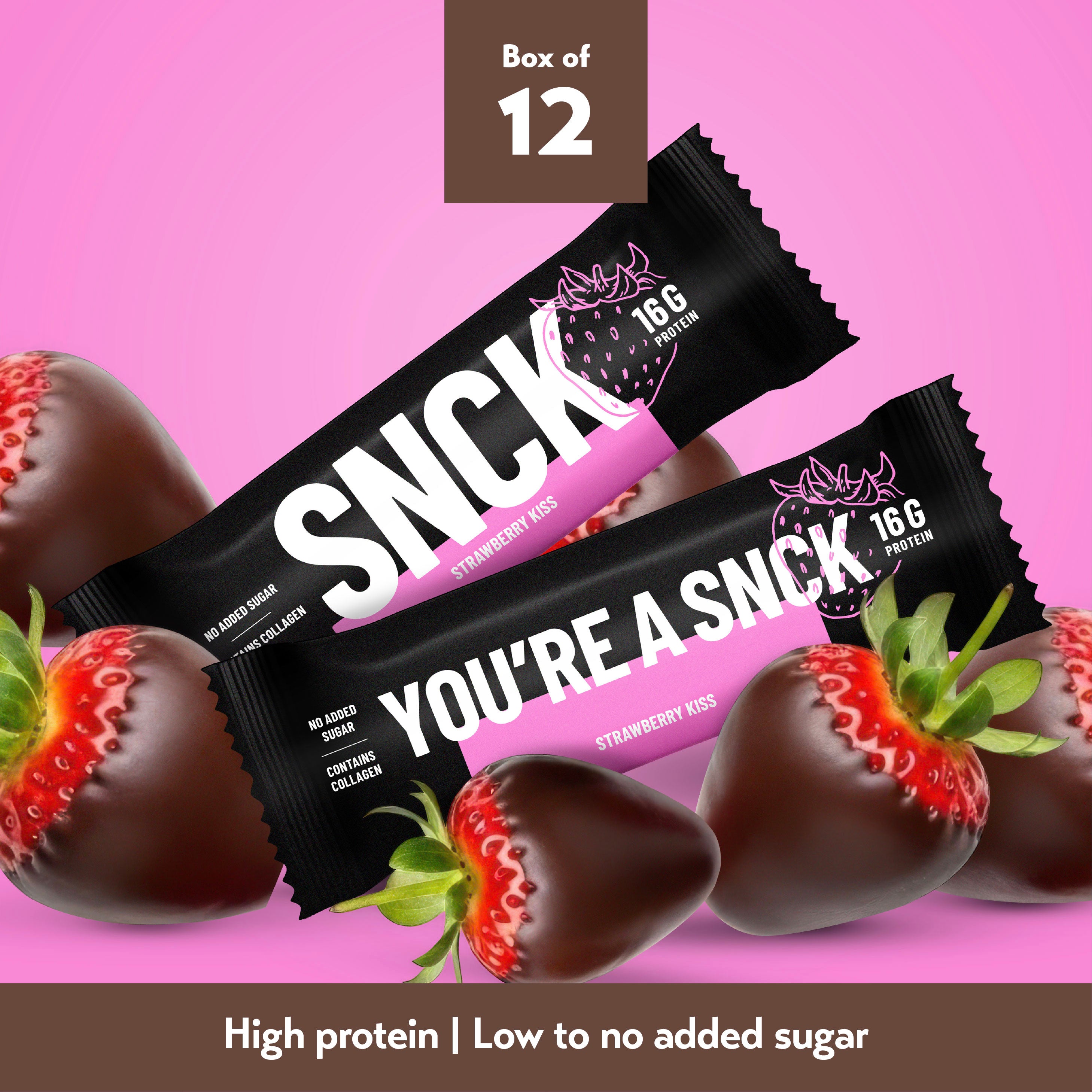 SNCK Protein Bar 55g (Pack of 6 / 12)