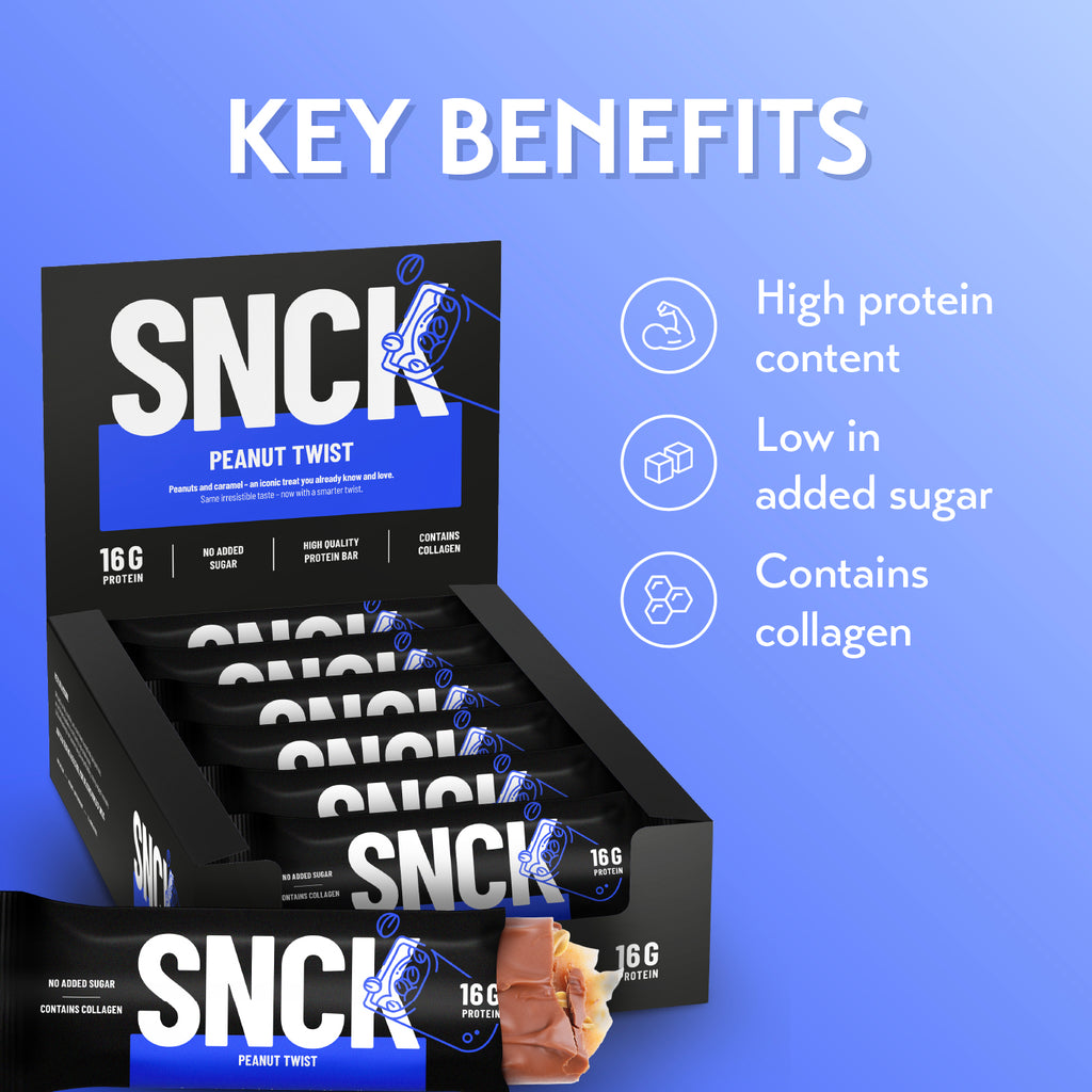 SNCK Protein Bar 55g (Pack of 6 / 12)
