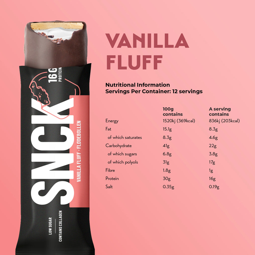 SNCK Protein Bar 55g (Pack of 6 / 12)