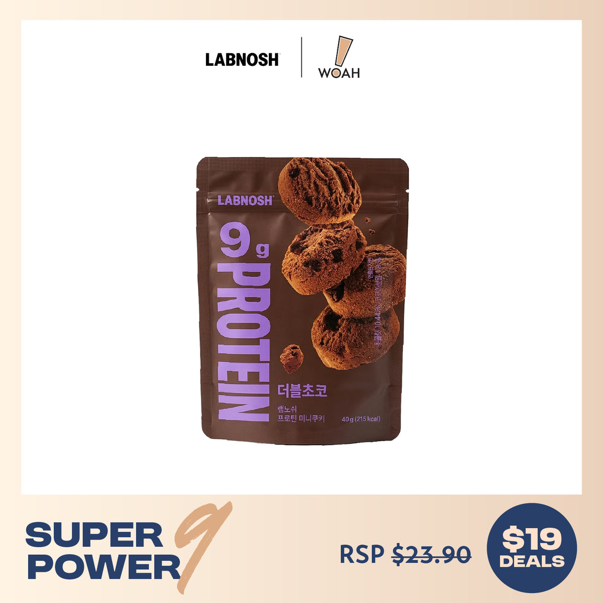[$19 Deals] Labnosh Protein Mini Cookie 40g (Pack of 6/12)