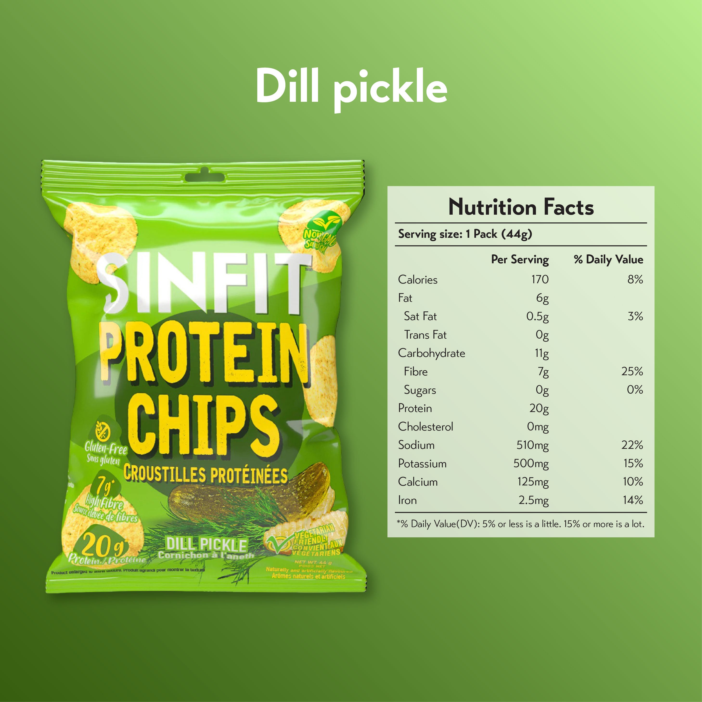 SINFIT Protein Chips 50g (Pack of 7)