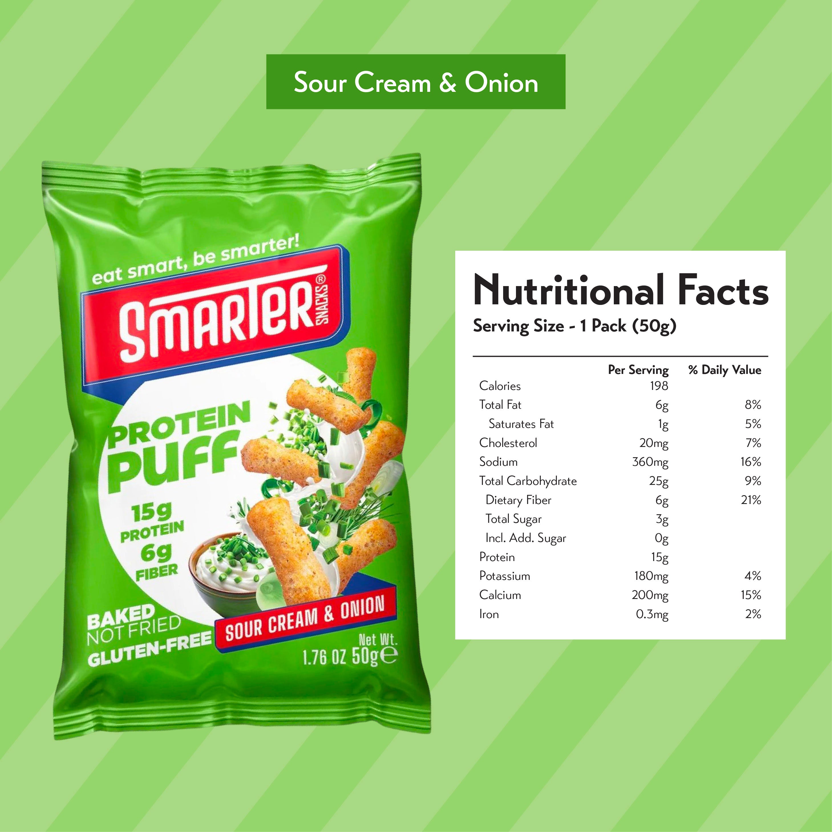 Smarter Snacks Protein Puff 50g (Pack of 6)