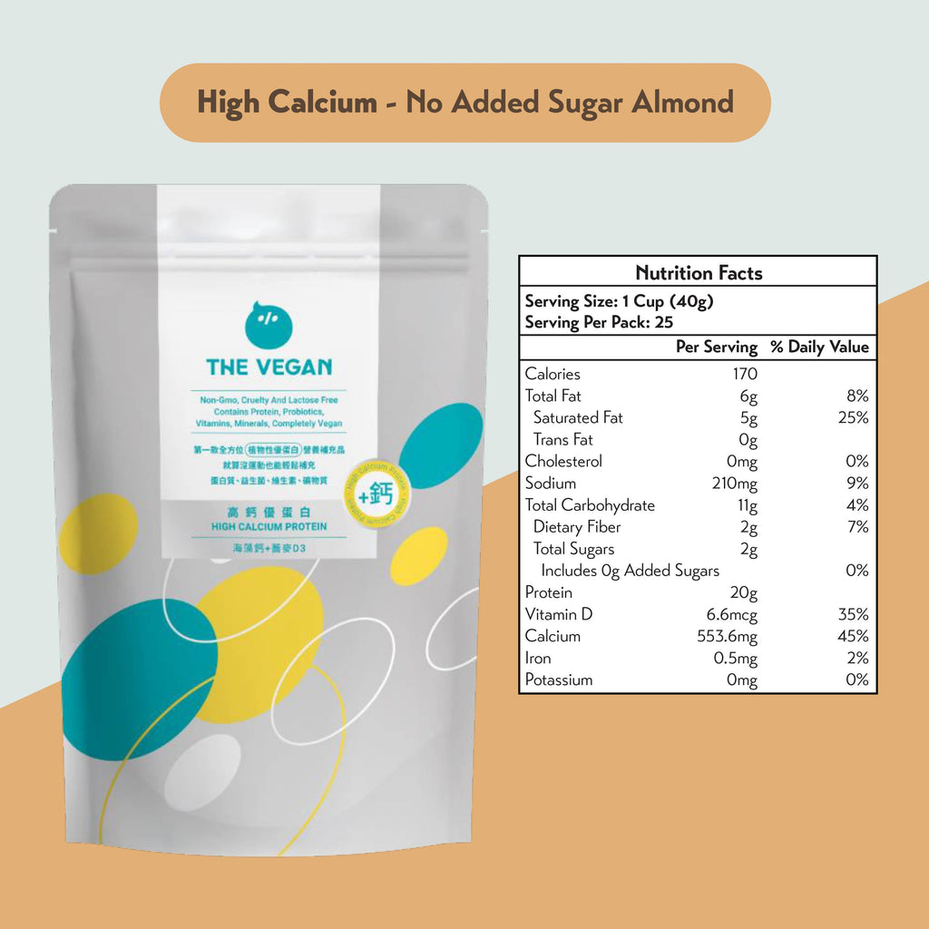 THE VEGAN High Calcium Soy Protein (1kg)