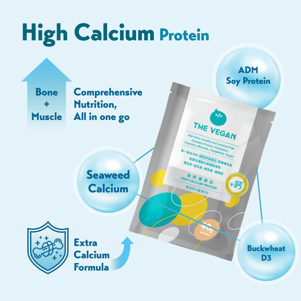 THE VEGAN High Calcium Soy Protein 40g (Pack of 5/15)