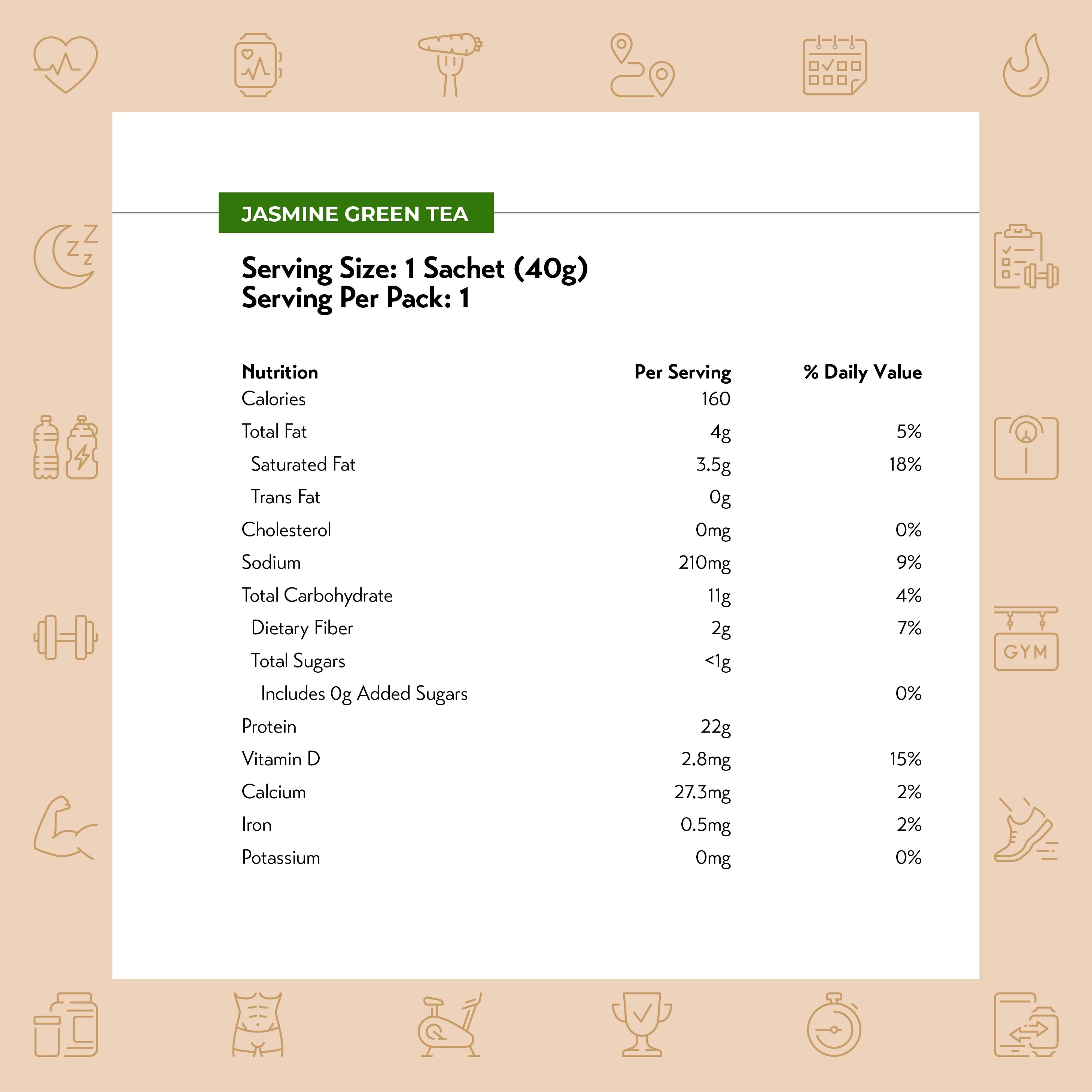 THE VEGAN Classic Plant Based Soy Protein (40g) (Pack of 5 / Pack of 15)