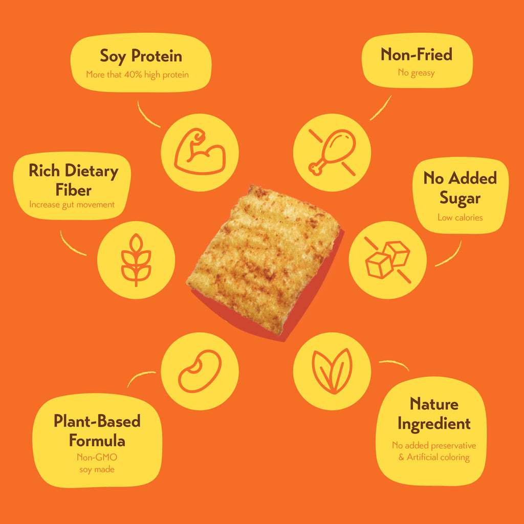 THE VEGAN Protein Soy Chips (Pack of 5)