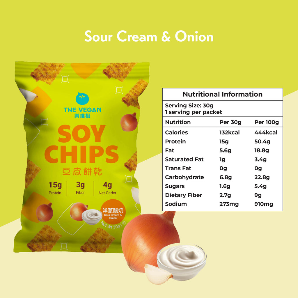 THE VEGAN Protein Soy Chips (Pack of 5)