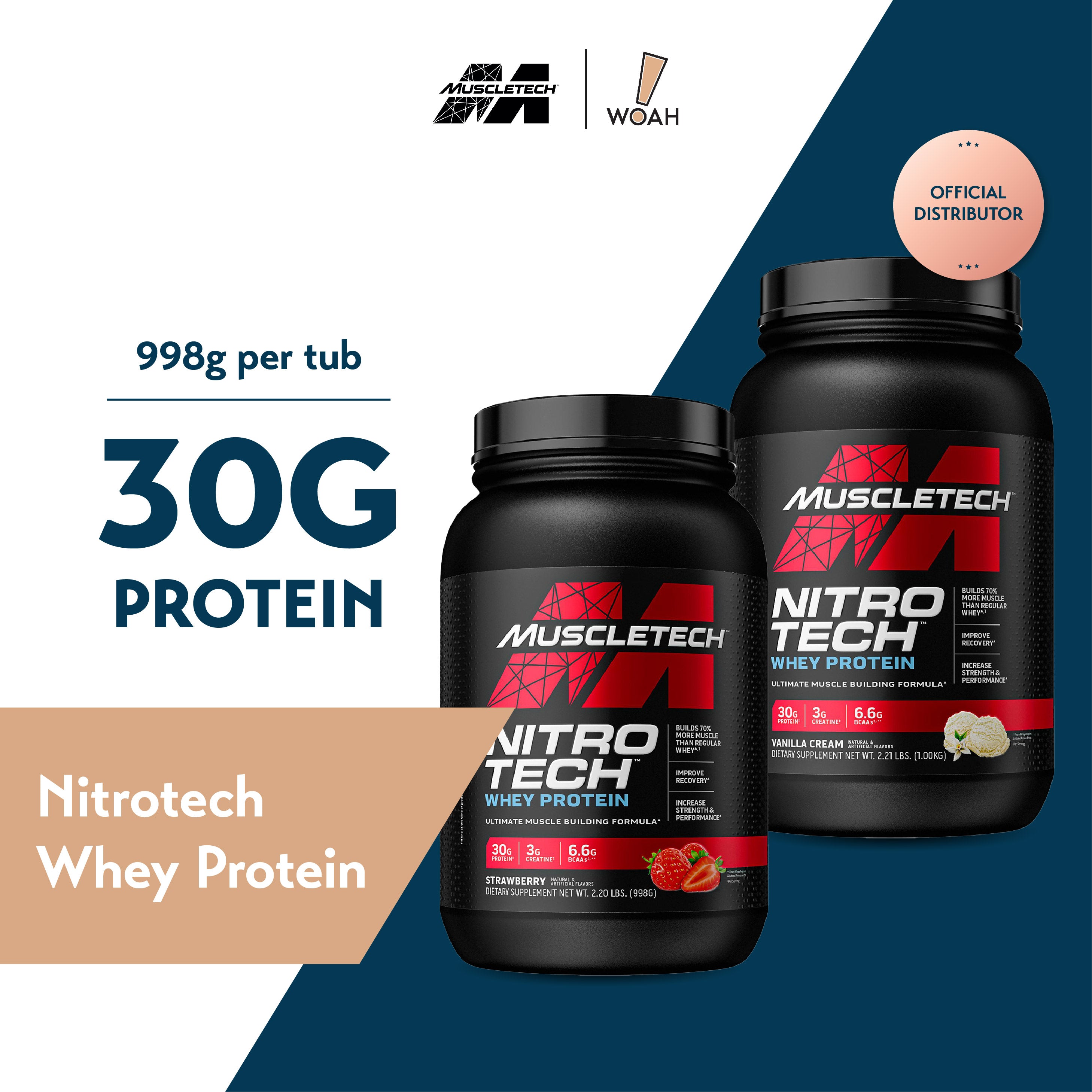 MuscleTech NitroTech (2.2lbs)